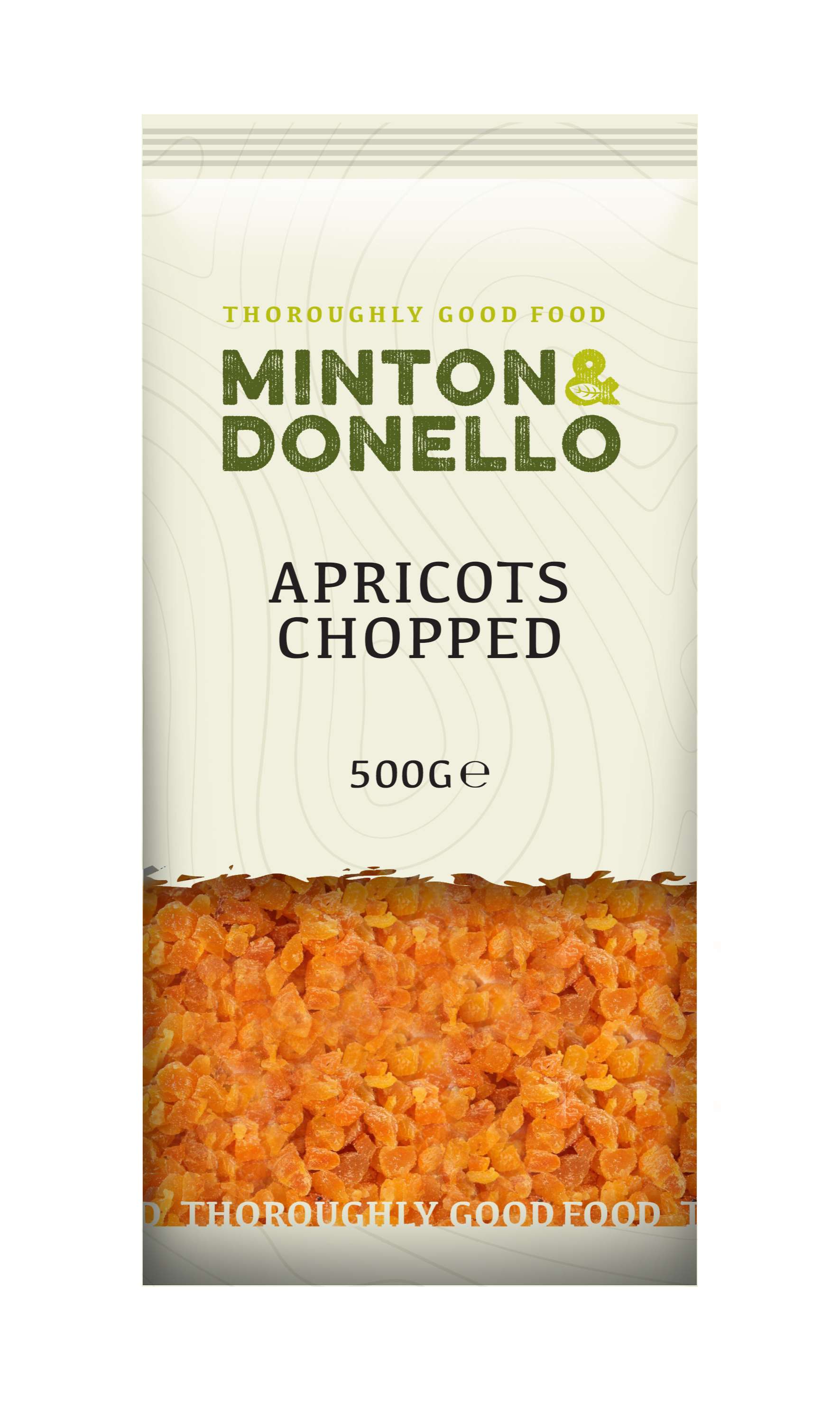 6 x Minton & Donello Apricots Chopped - 500g
