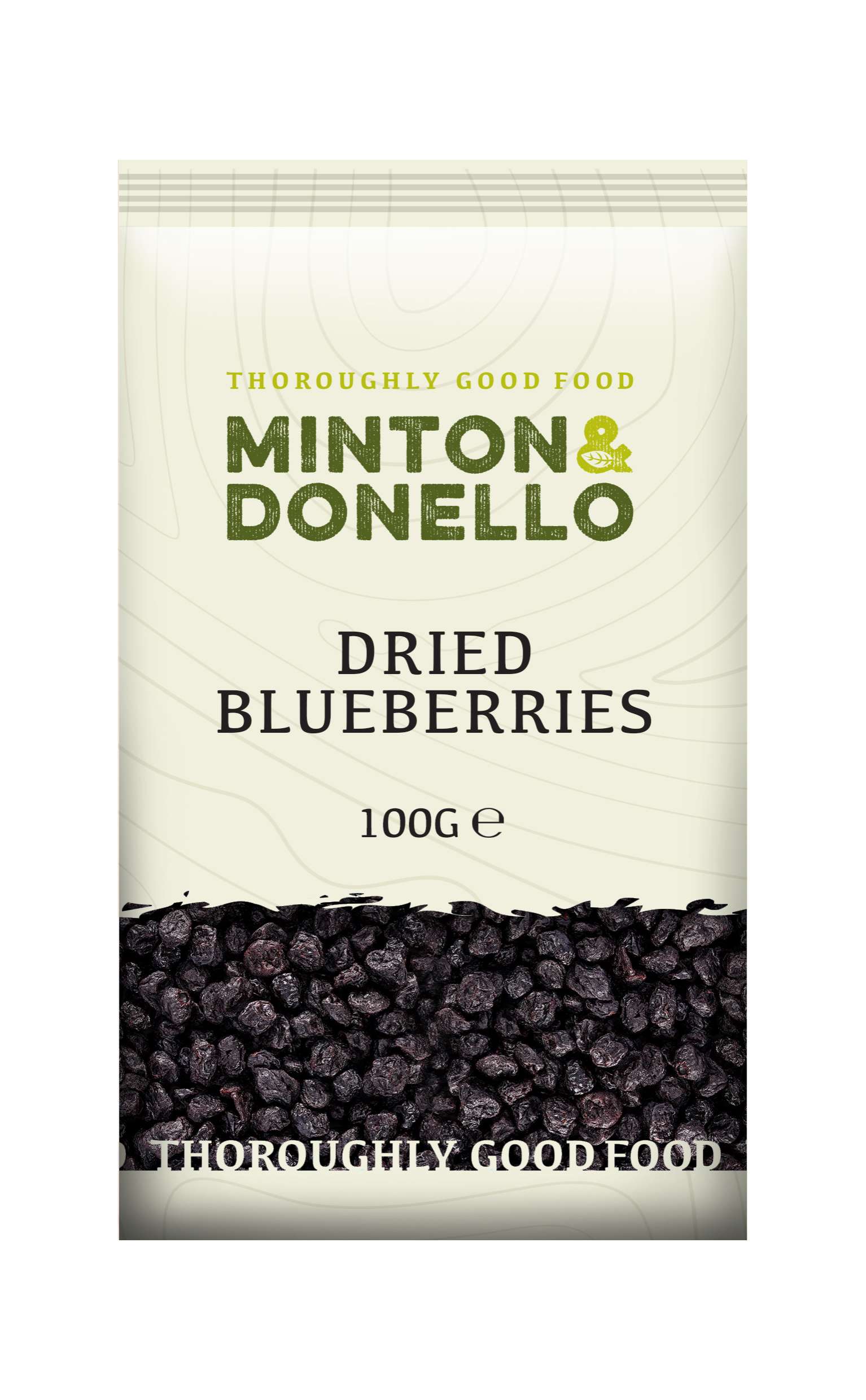 6 x Minton & Donello Dried Blueberries - 100g
