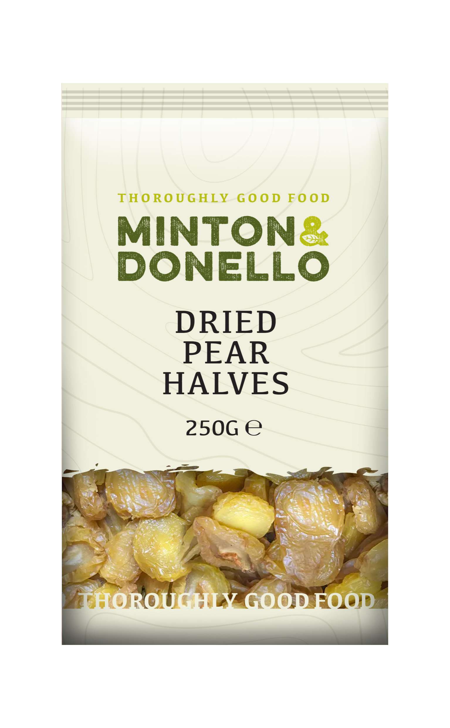 6 x Minton & Donello Dried Pear Halves - 250g