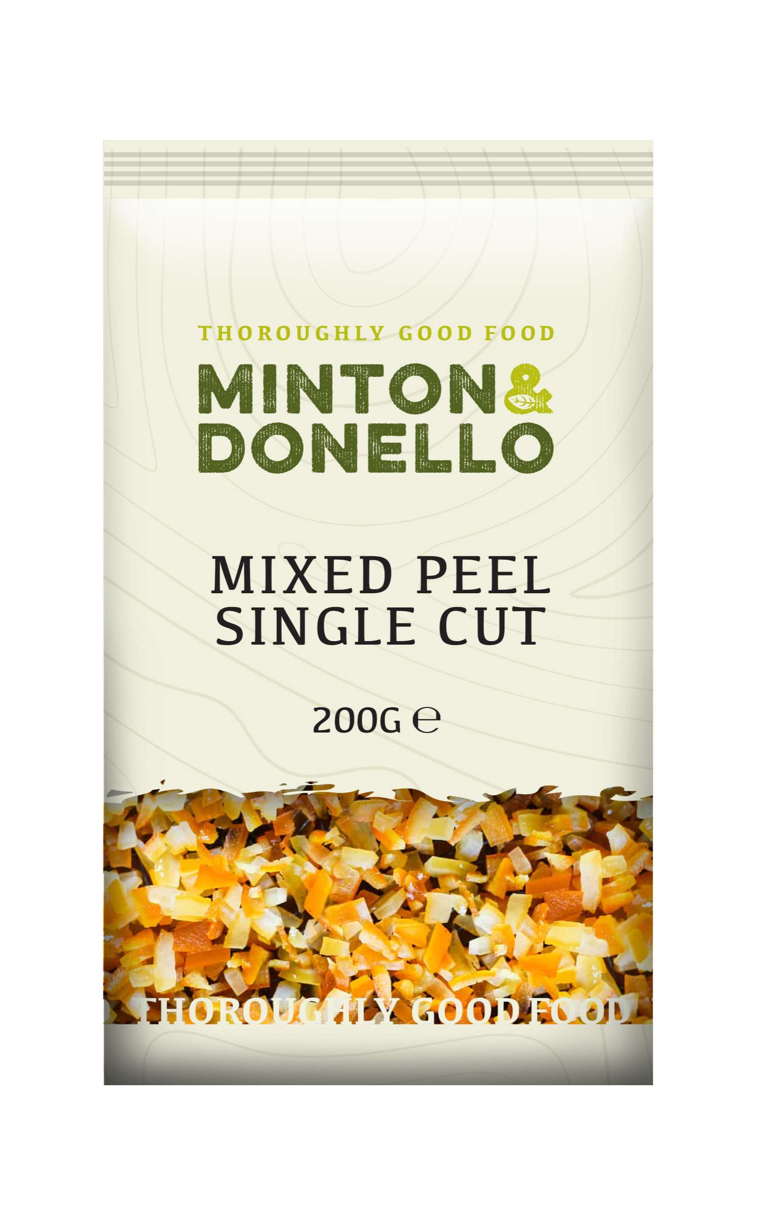 6 x Minton & Donello Mixed Peel Single Cut - 200g