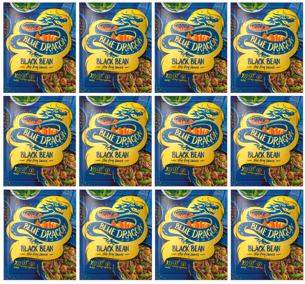 12 x Blue Dragon Black Bean Stir Fry Sauce 120Gm