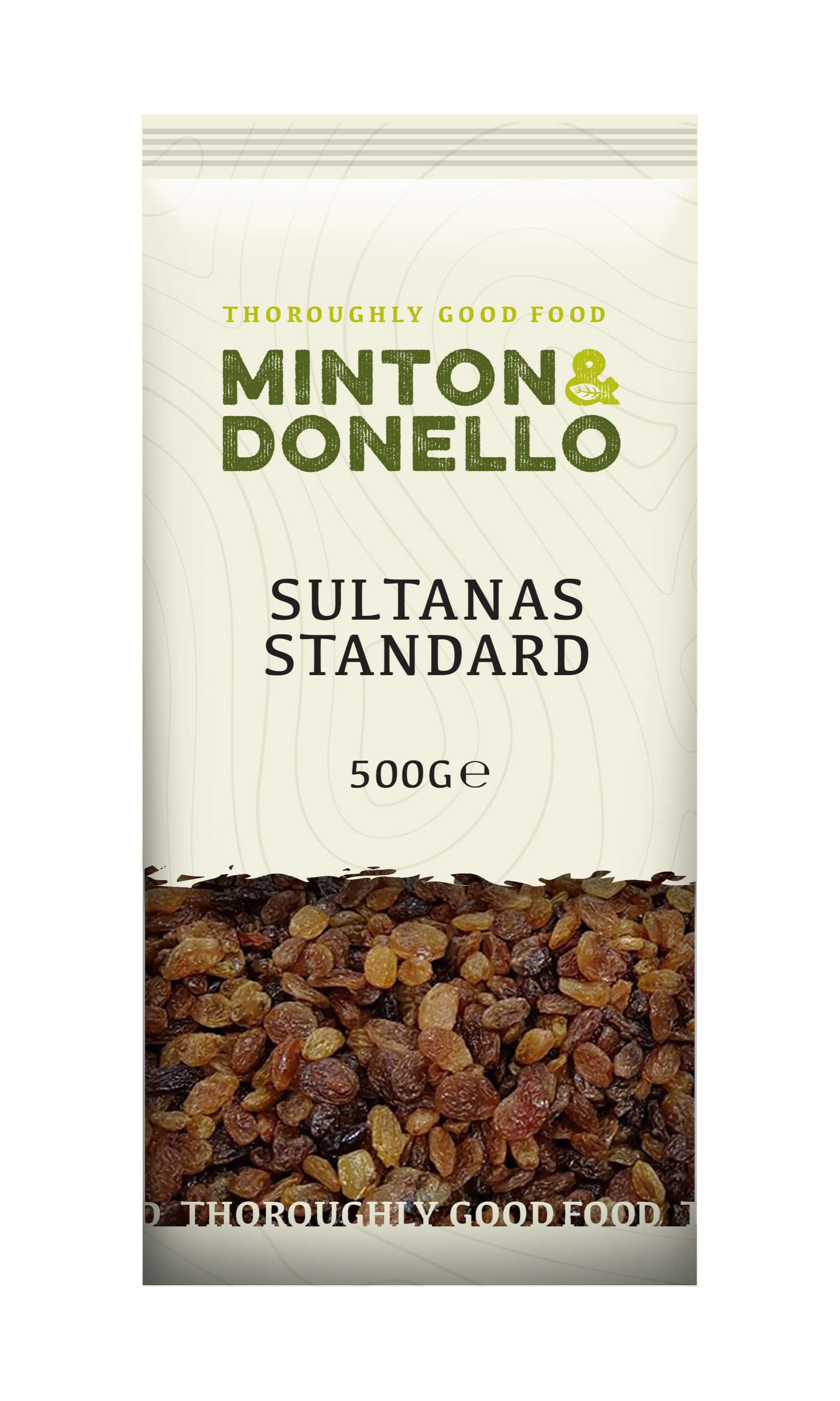 6 x Minton & Donello Sultanas Standard - 500g