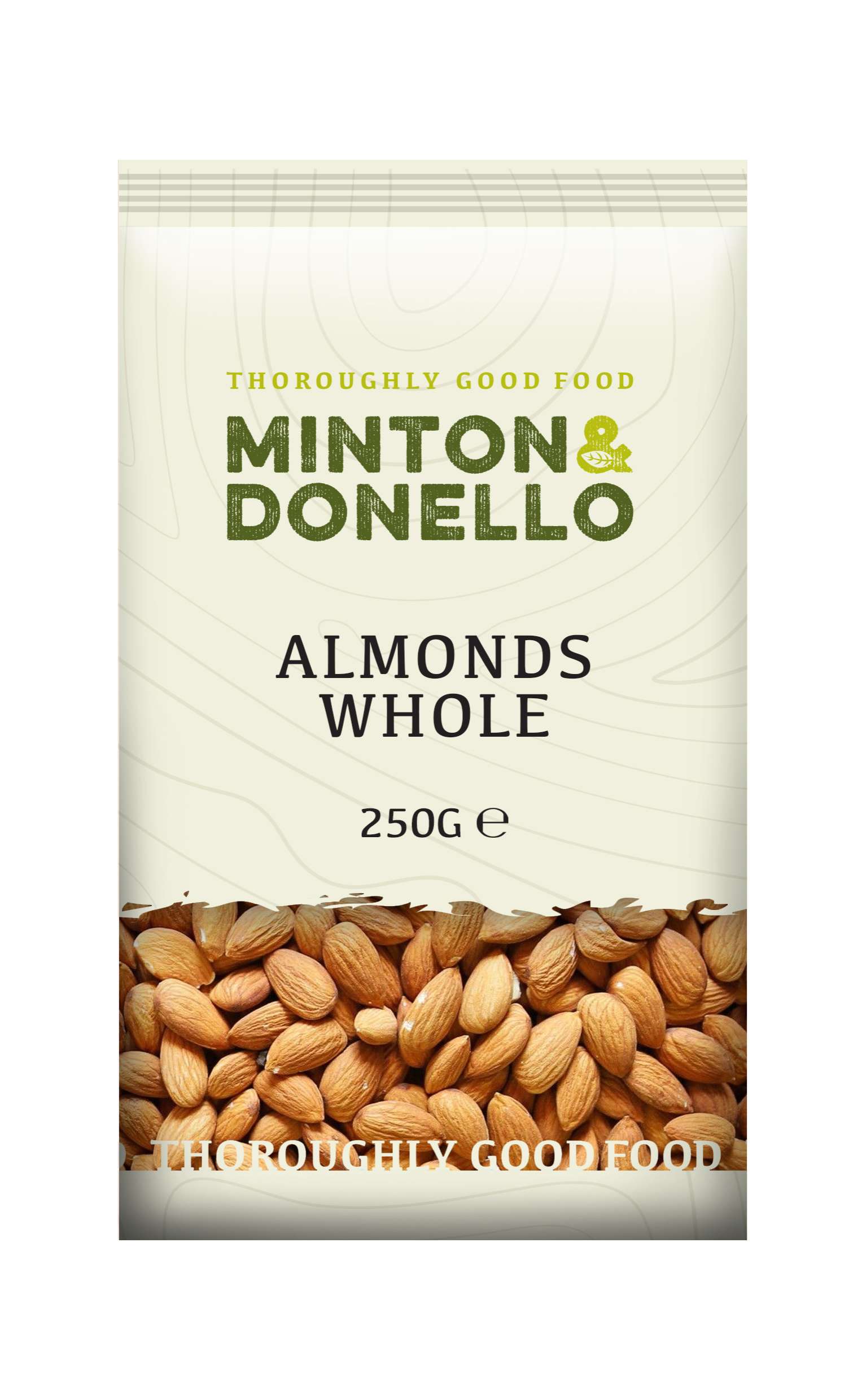 6 x Minton & Donello Almonds Whole - 250g