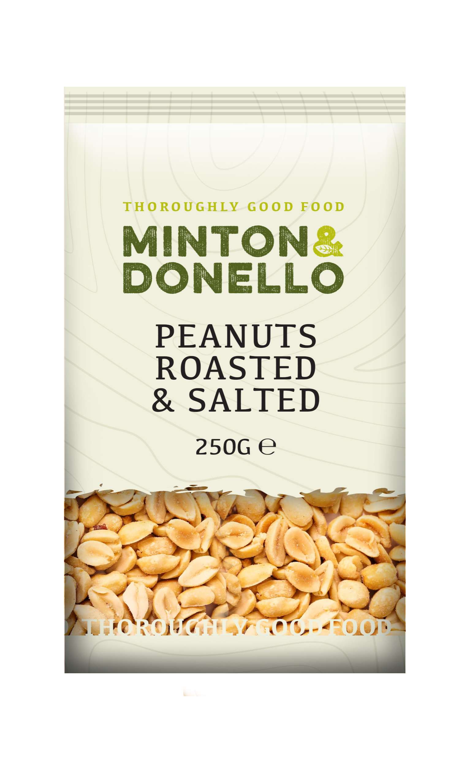6 x Minton & Donello Peanuts Roasted & Salted - 250g