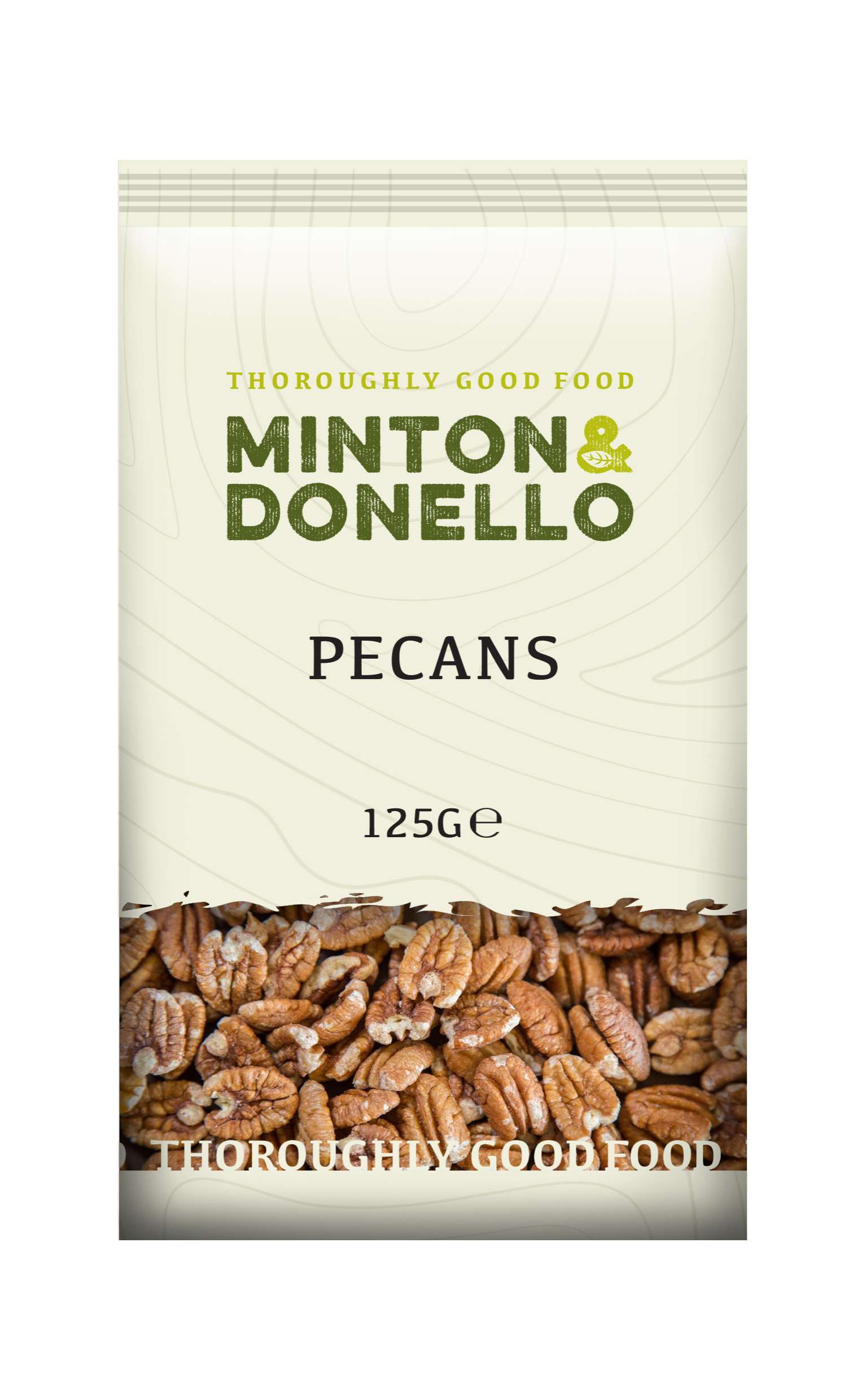6 x Minton & Donello Pecan Halves - 125g