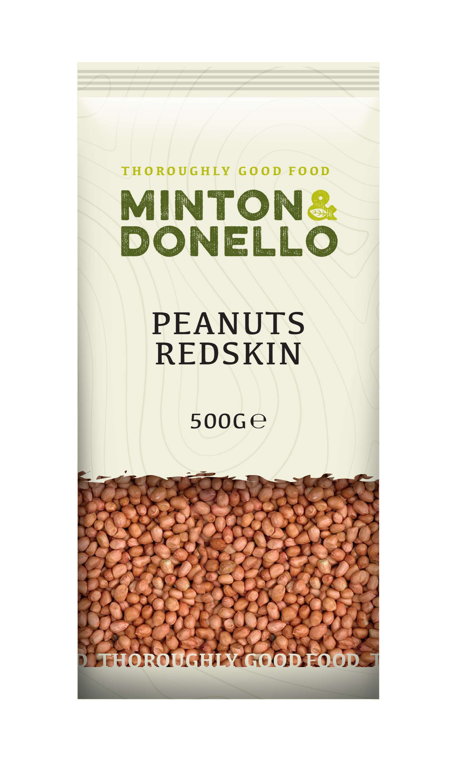 6 x Minton & Donello Redskin Peanuts - 500g