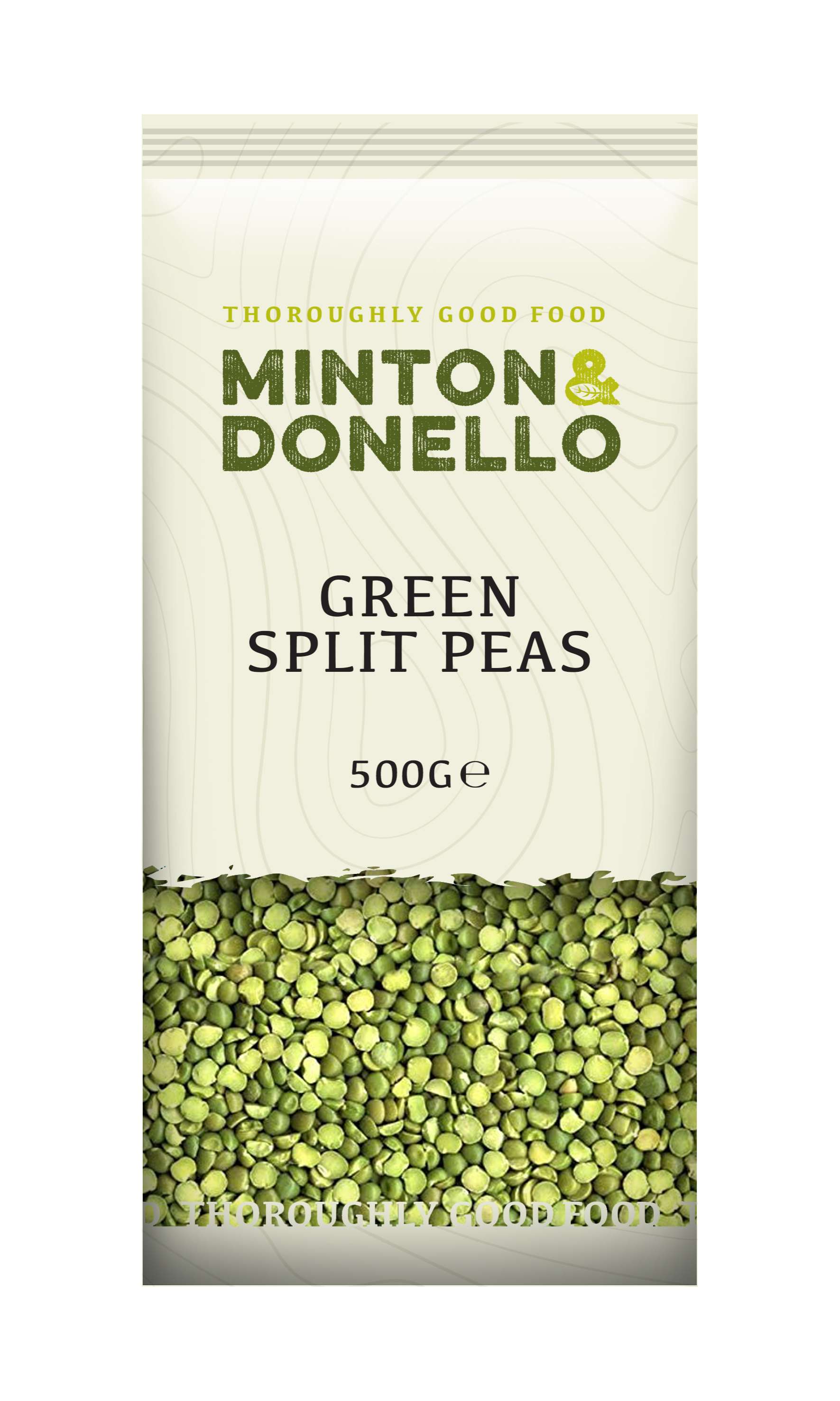6 x Minton & Donello Green Split Peas - 500g