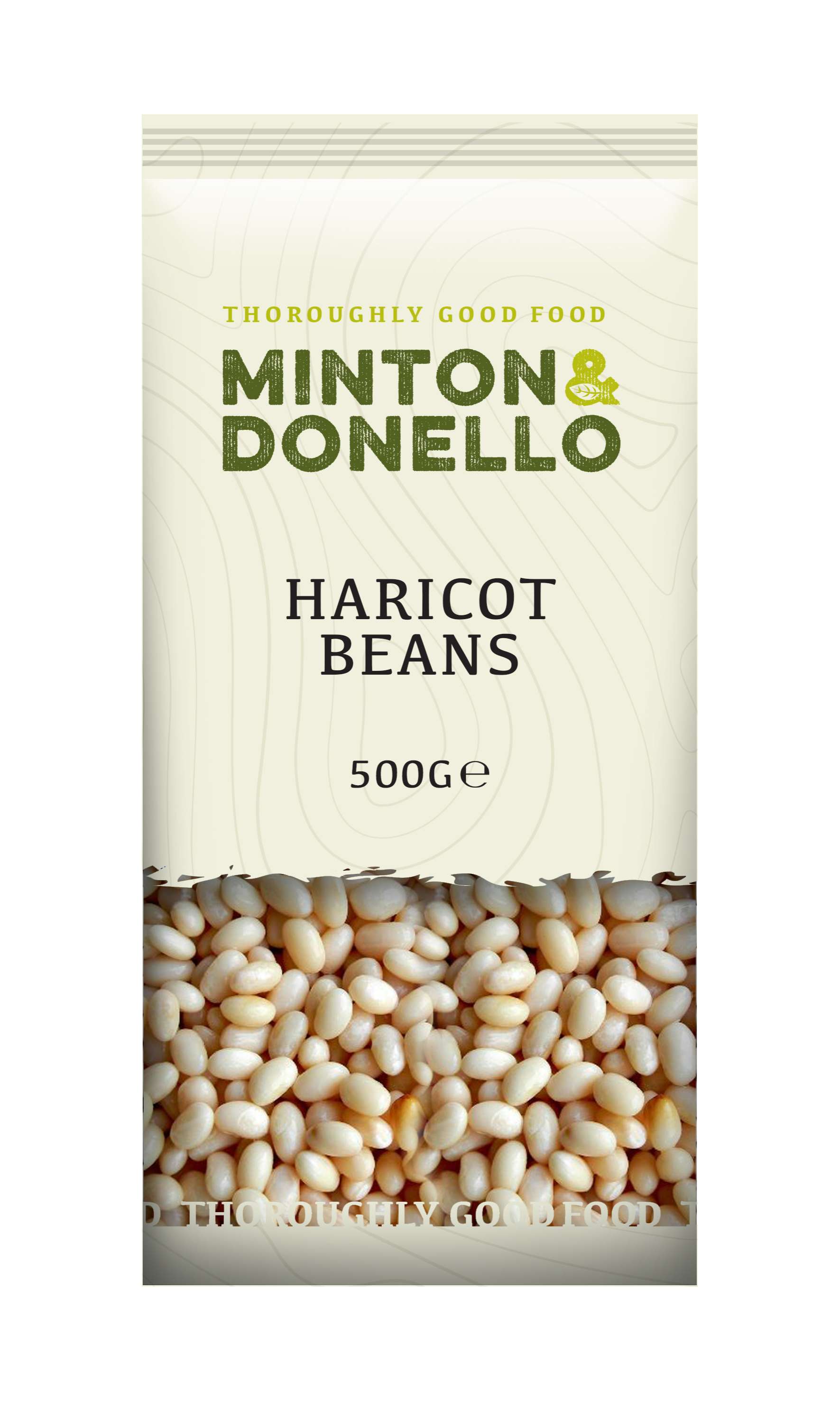 6 x Minton & Donello Haricot Beans - 500g