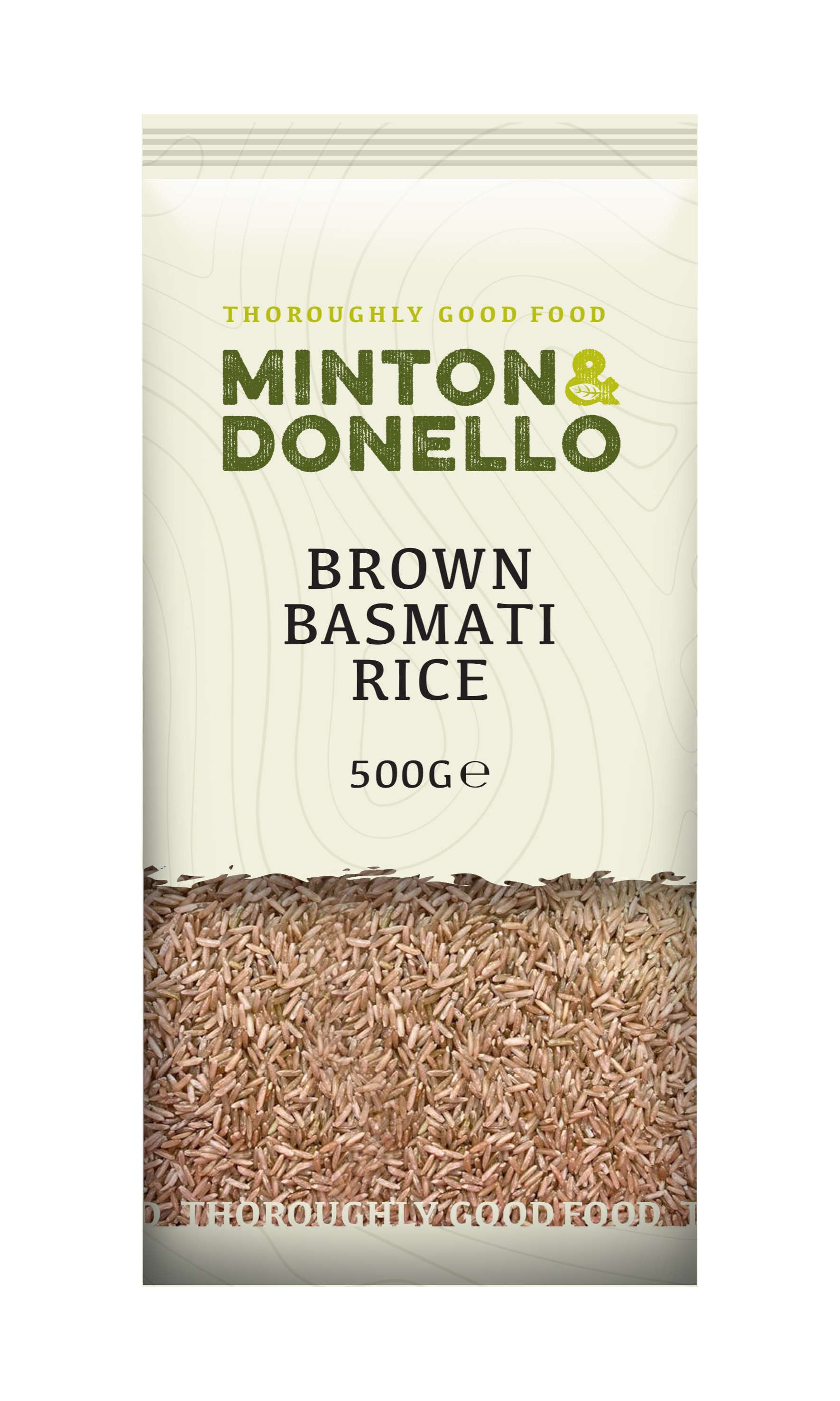 6 x Minton & Donello Brown Basmati Rice - 500g