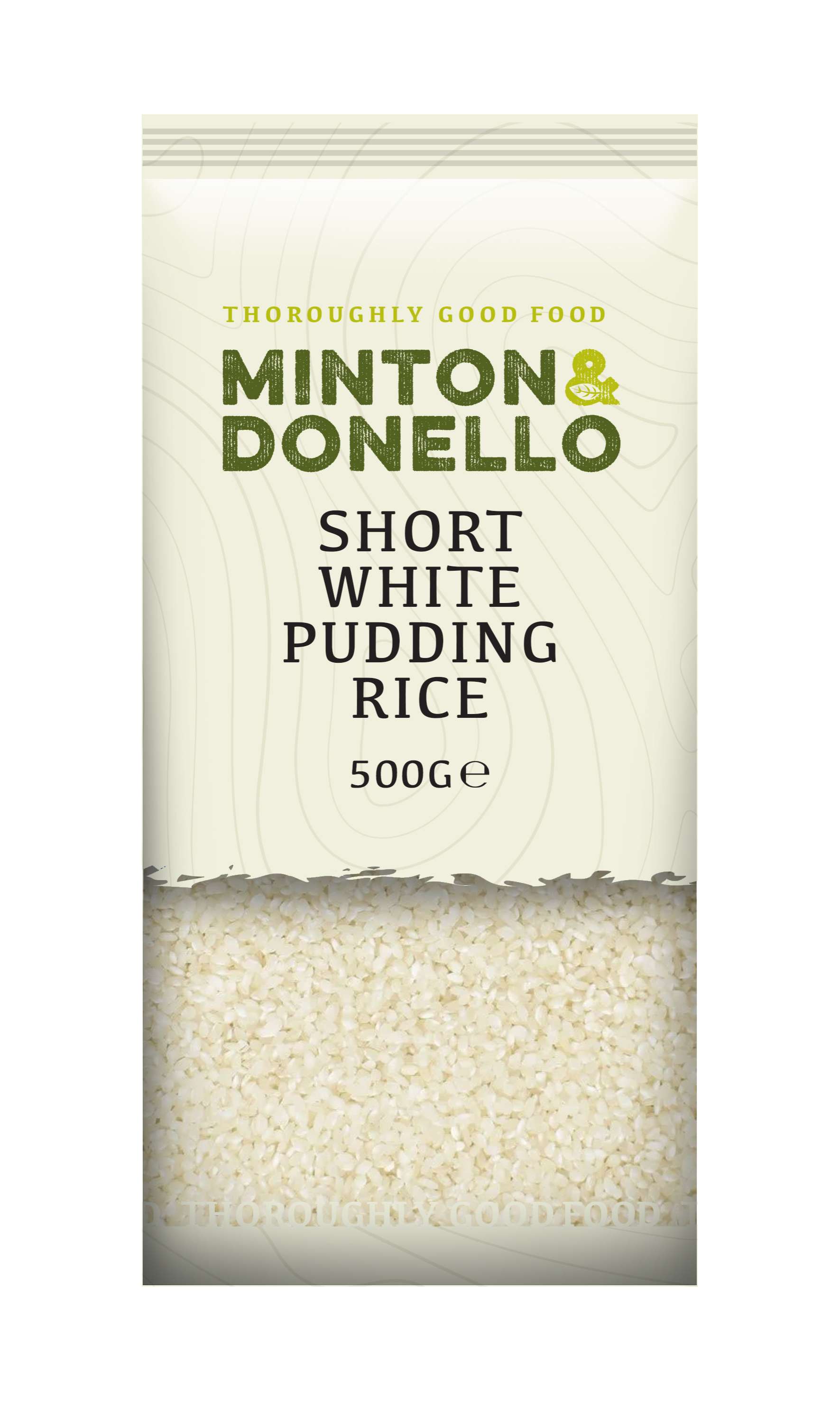 6 x Minton & Donello Short White Pudding Rice - 500g