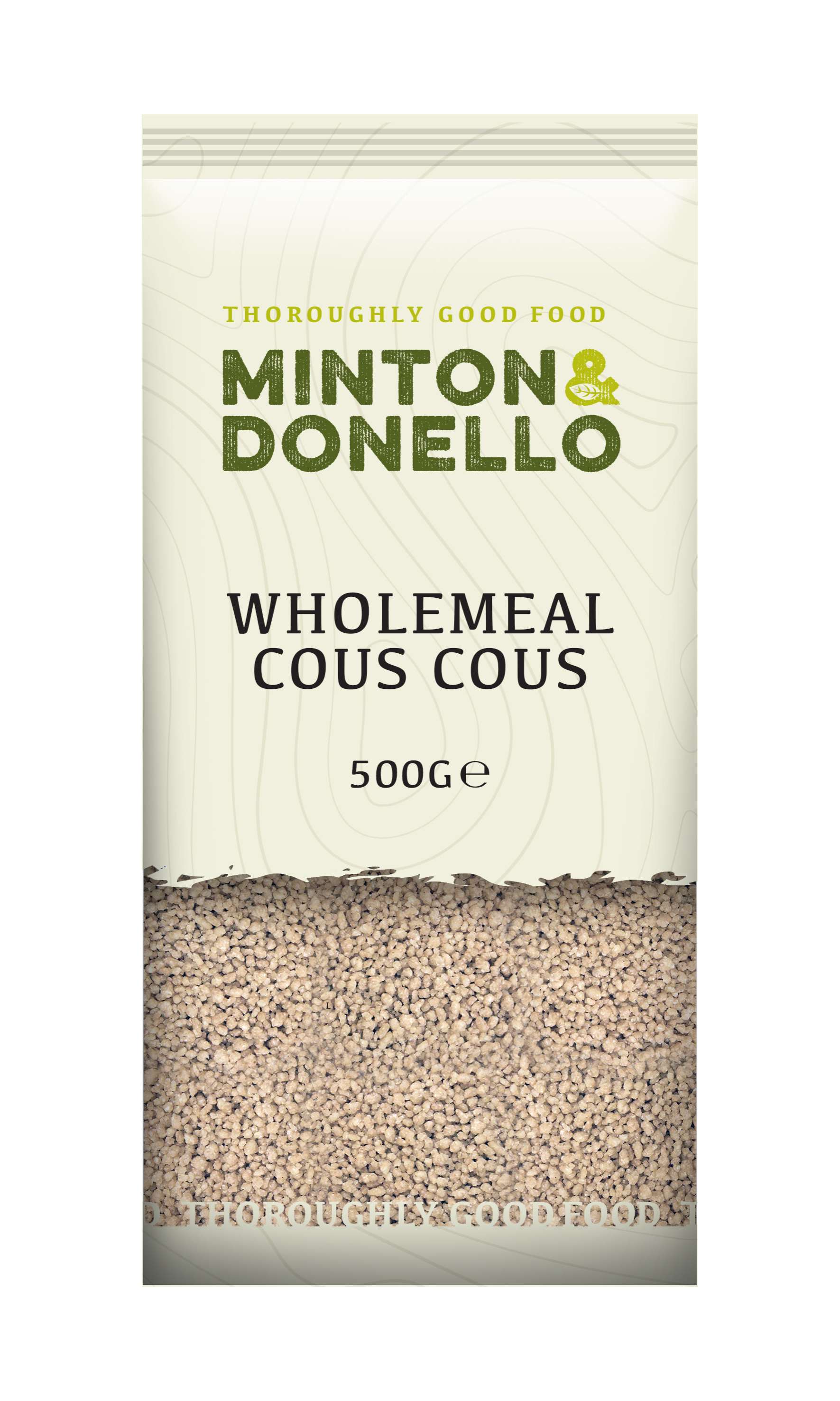 6 x Minton & Donello Wholemeal Cous Cous - 500g
