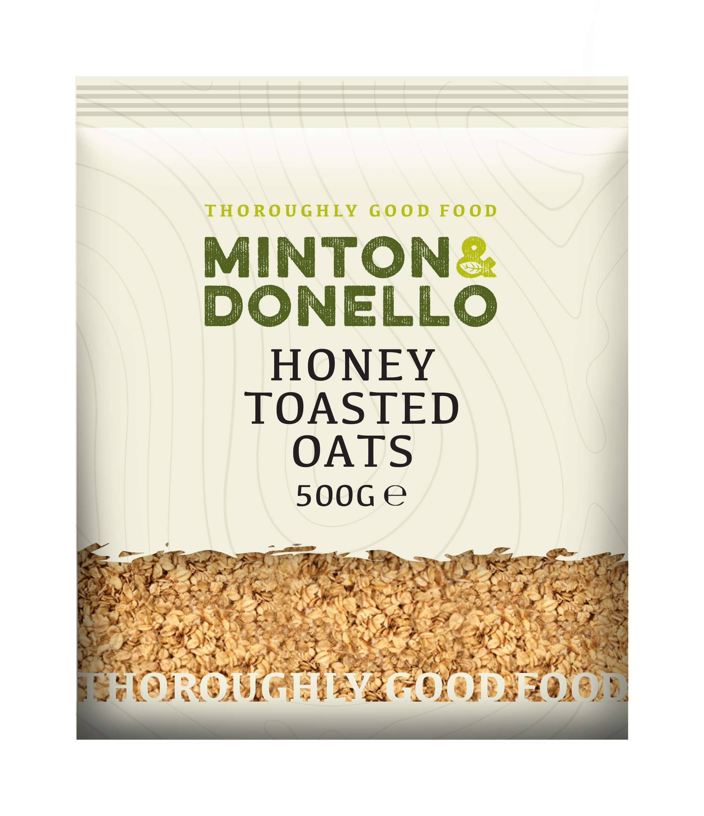 6 x Minton & Donello Honey Toasted Oats - 500g