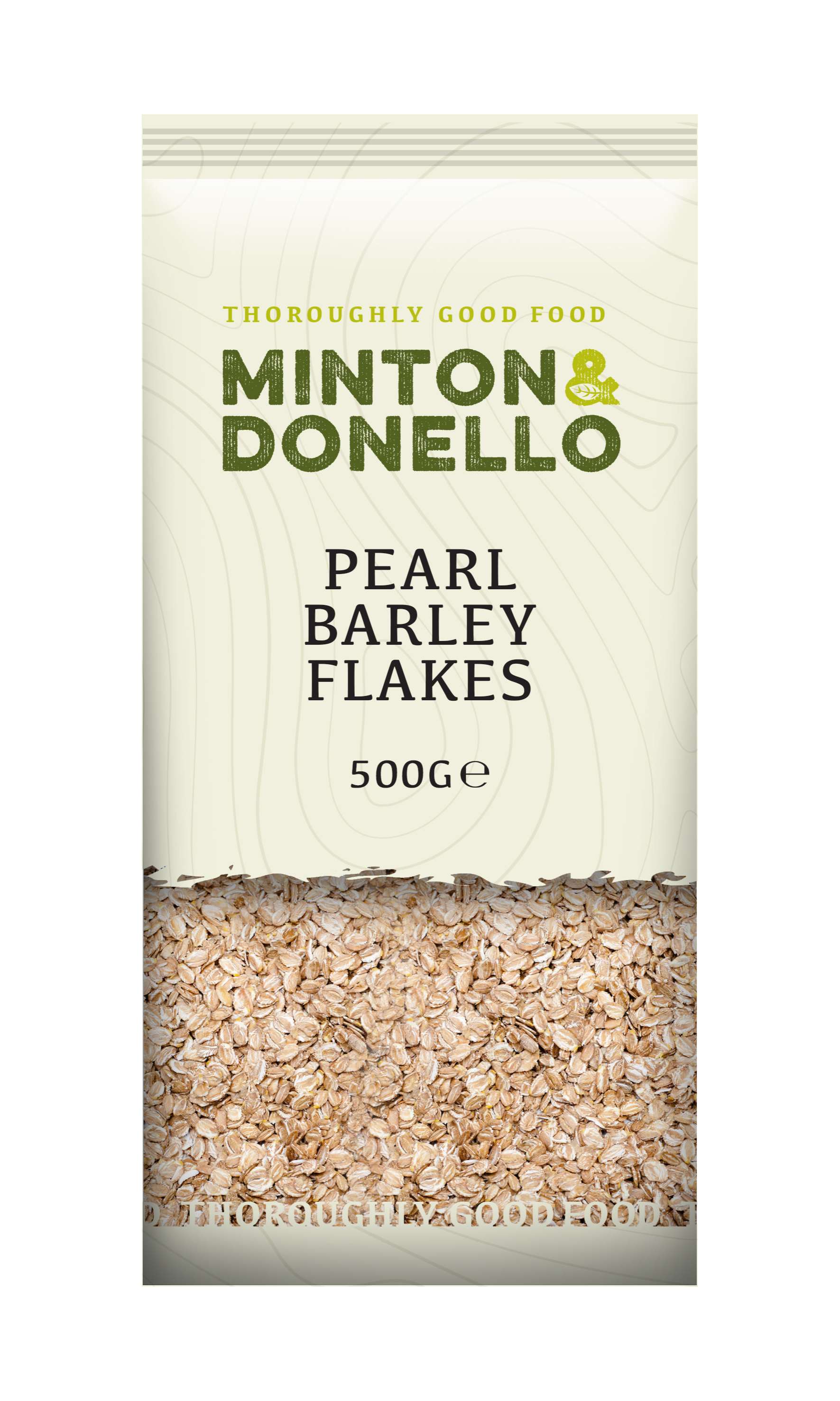6 x Minton & Donello Pearl Barley Flakes - 500g