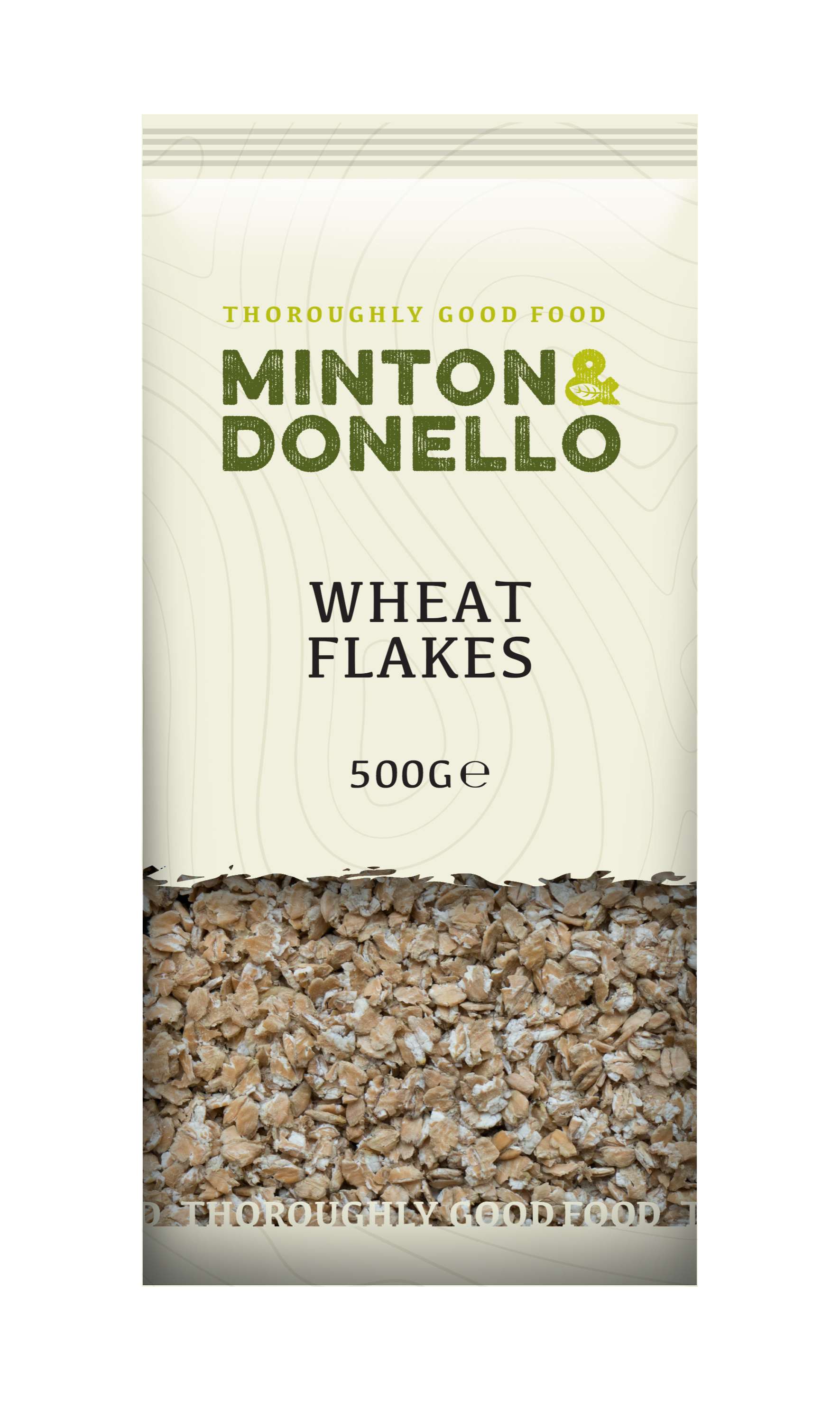 6 x Minton & Donello Wheat Flakes - 500g