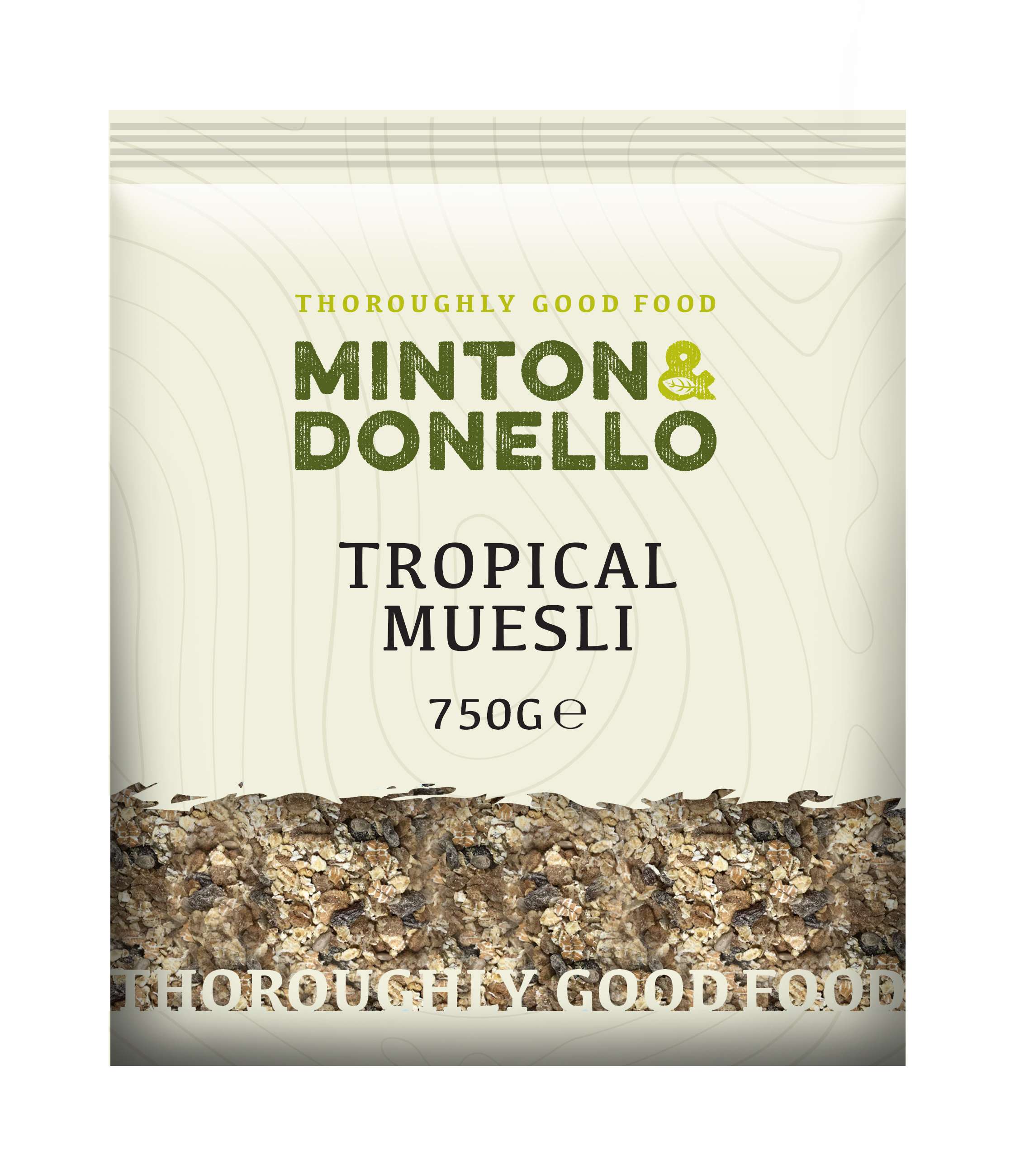 6 x Minton & Donello Tropical Muesli - 750g