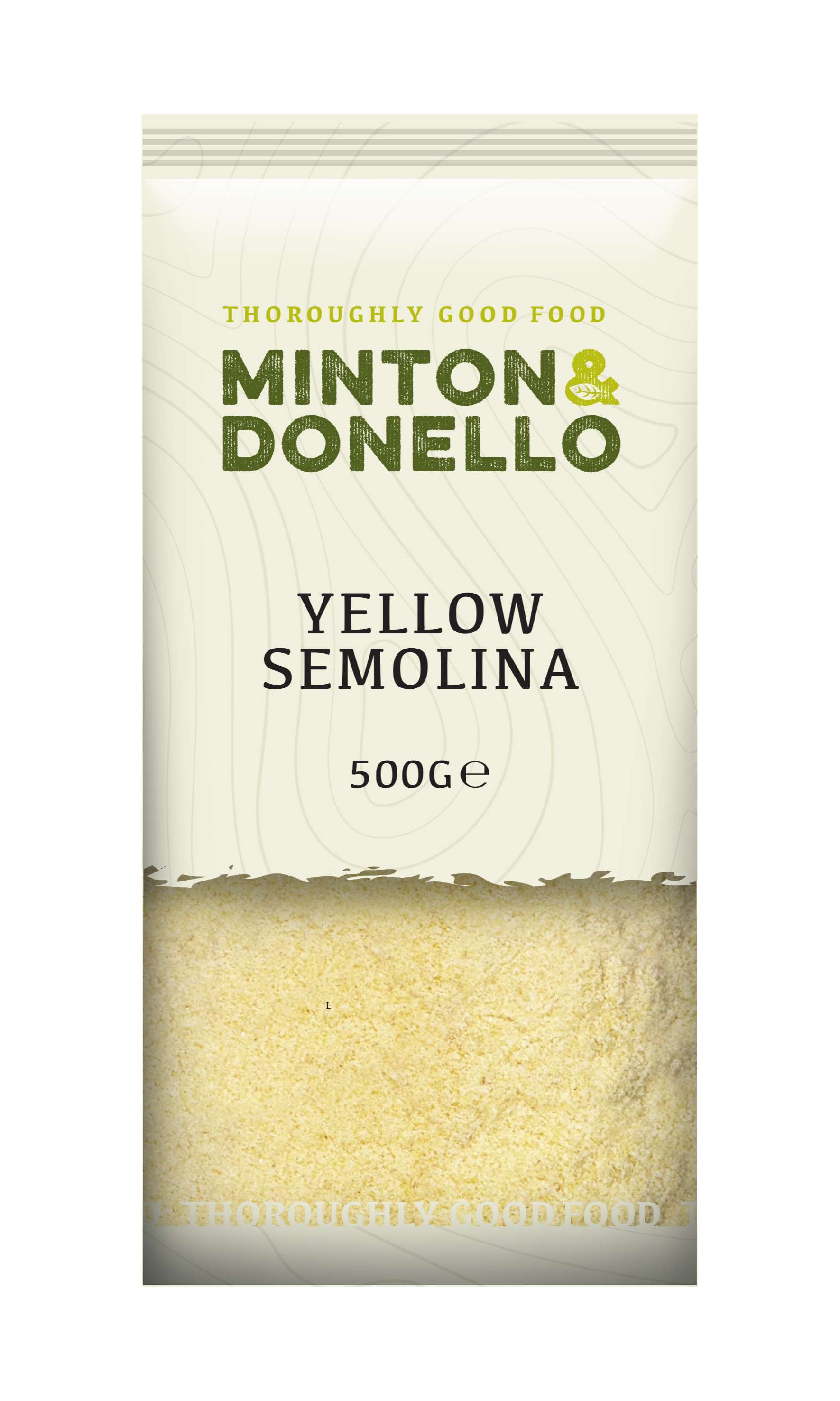 6 x Minton & Donello Yellow Semolina - 500g