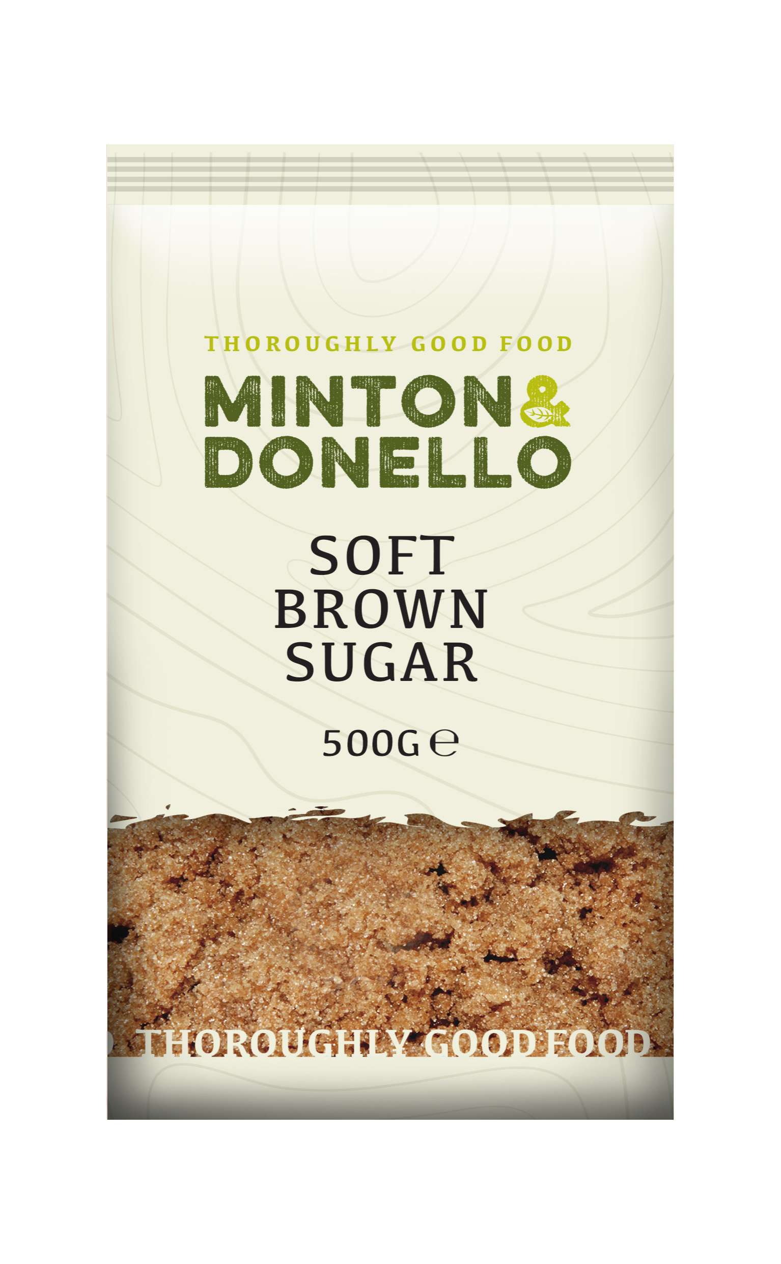 6 x Minton & Donello Soft Brown Sugar - 500g