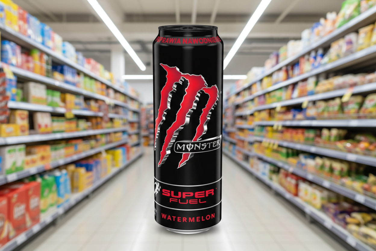 12 x Monster Super Fuel Watermelon 568Ml