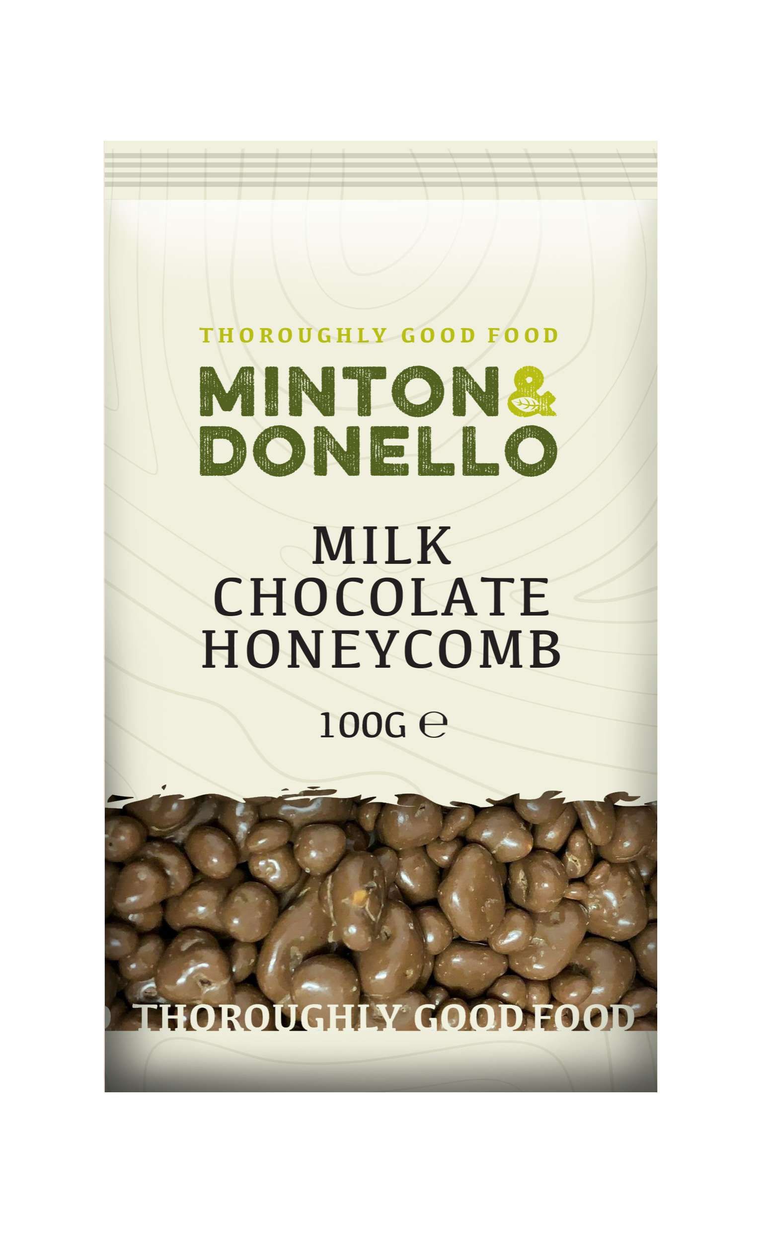 6 x Minton & Donello Milk Chocolate Honeycomb - 100g