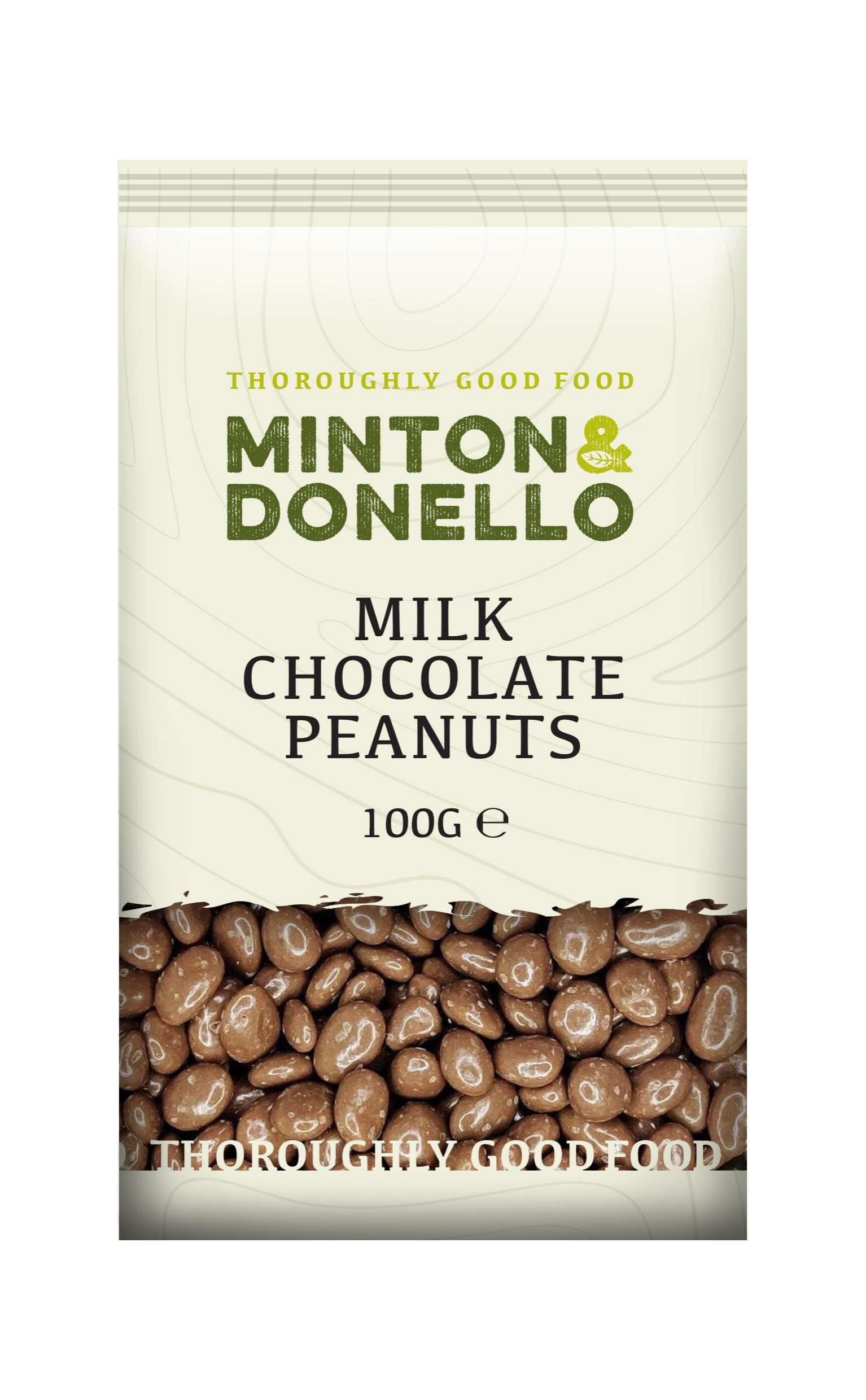 6 x Minton & Donello Milk Chocolate Peanuts - 100g