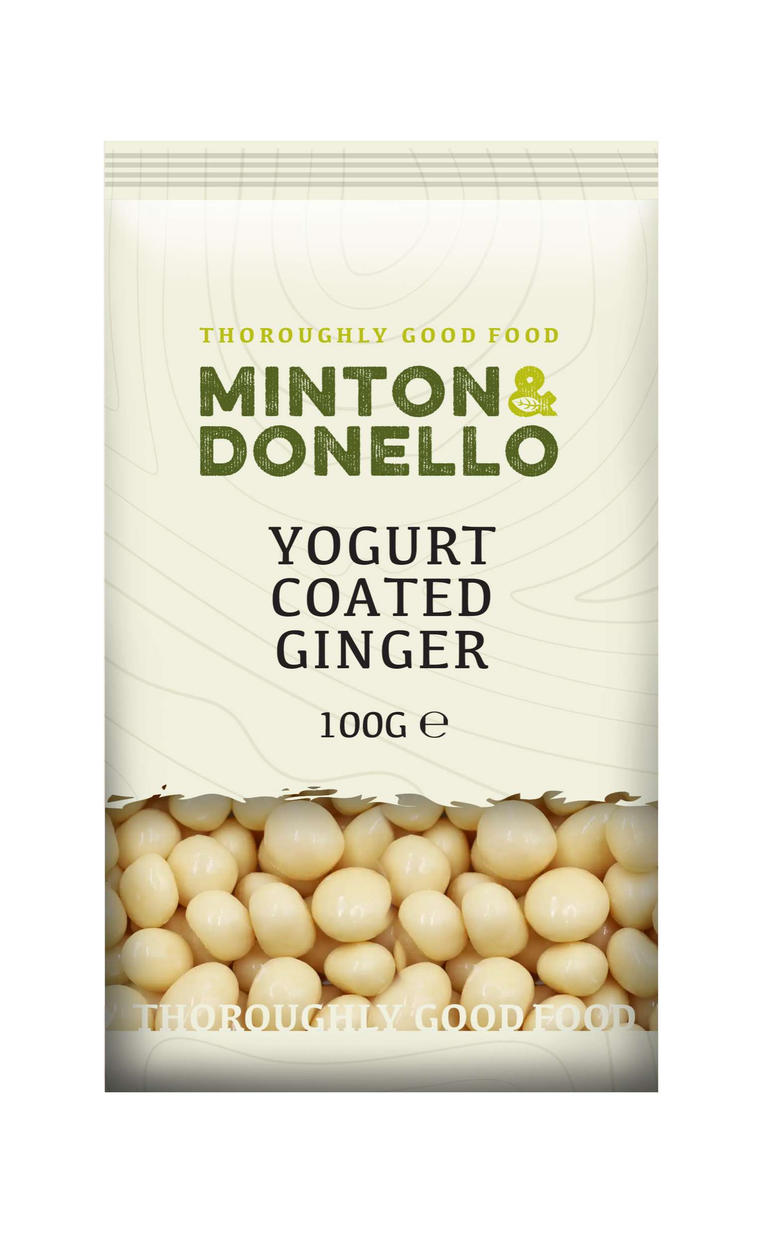 6 x Minton & Donello Yogurt Coated Ginger - 100g