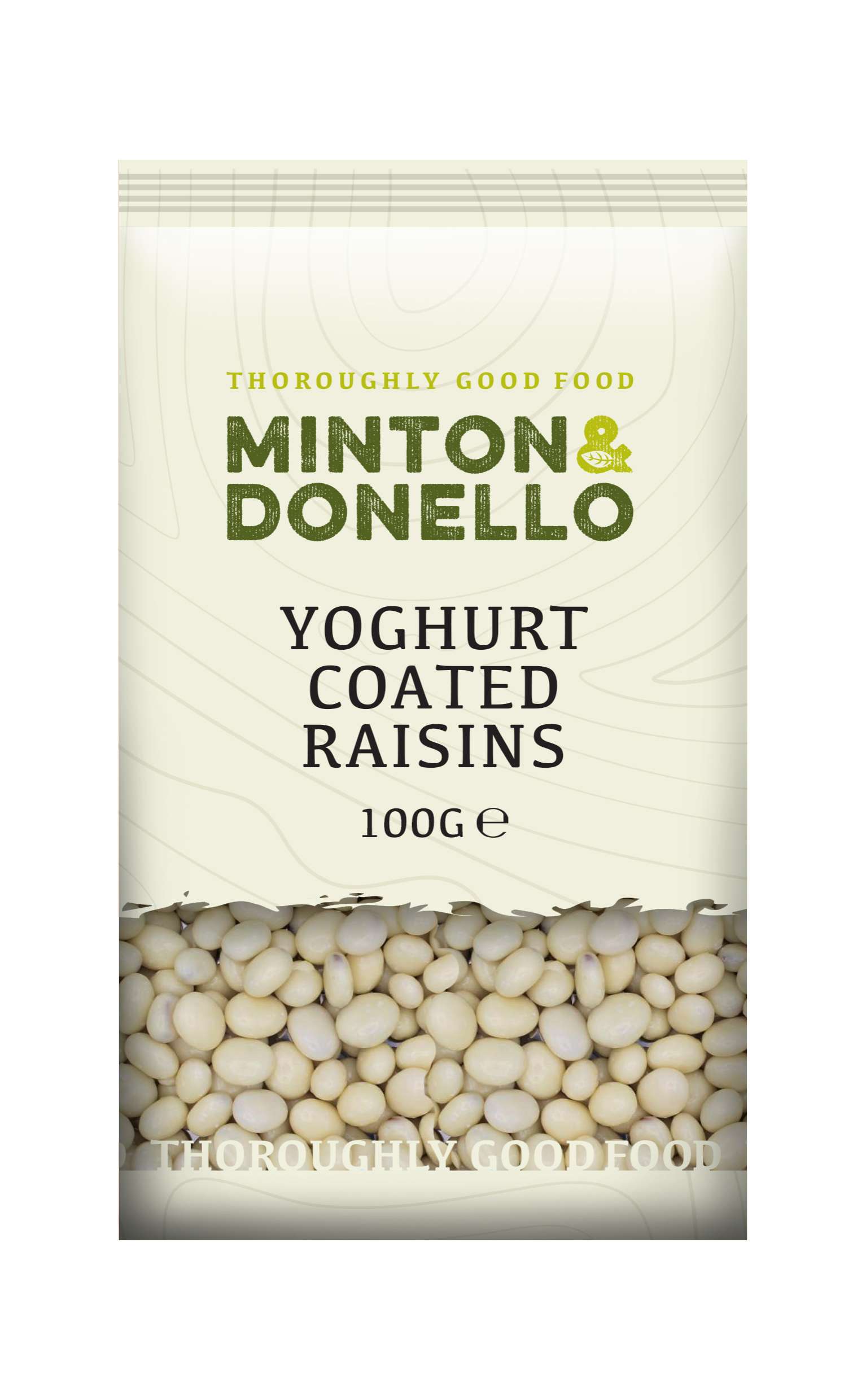 6 x Minton & Donello Yogurt Coated Raisins - 100g