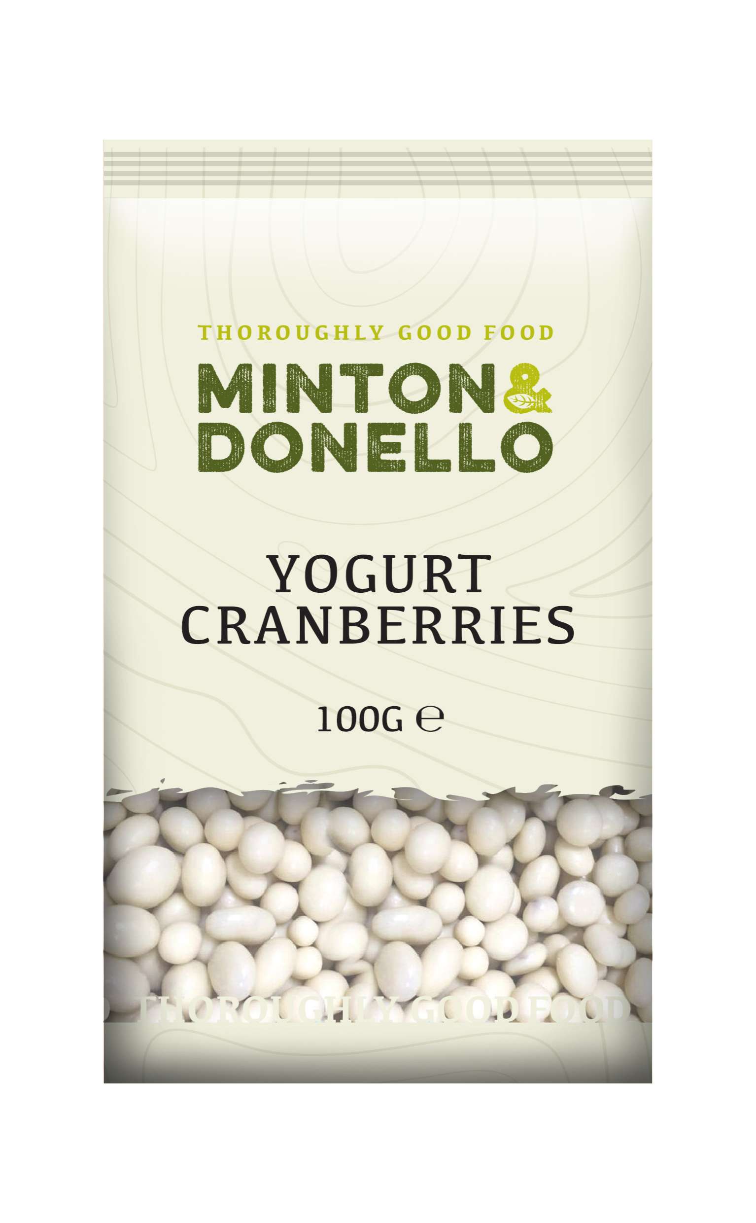 6 x Minton & Donello Yogurt Cranberries - 100g