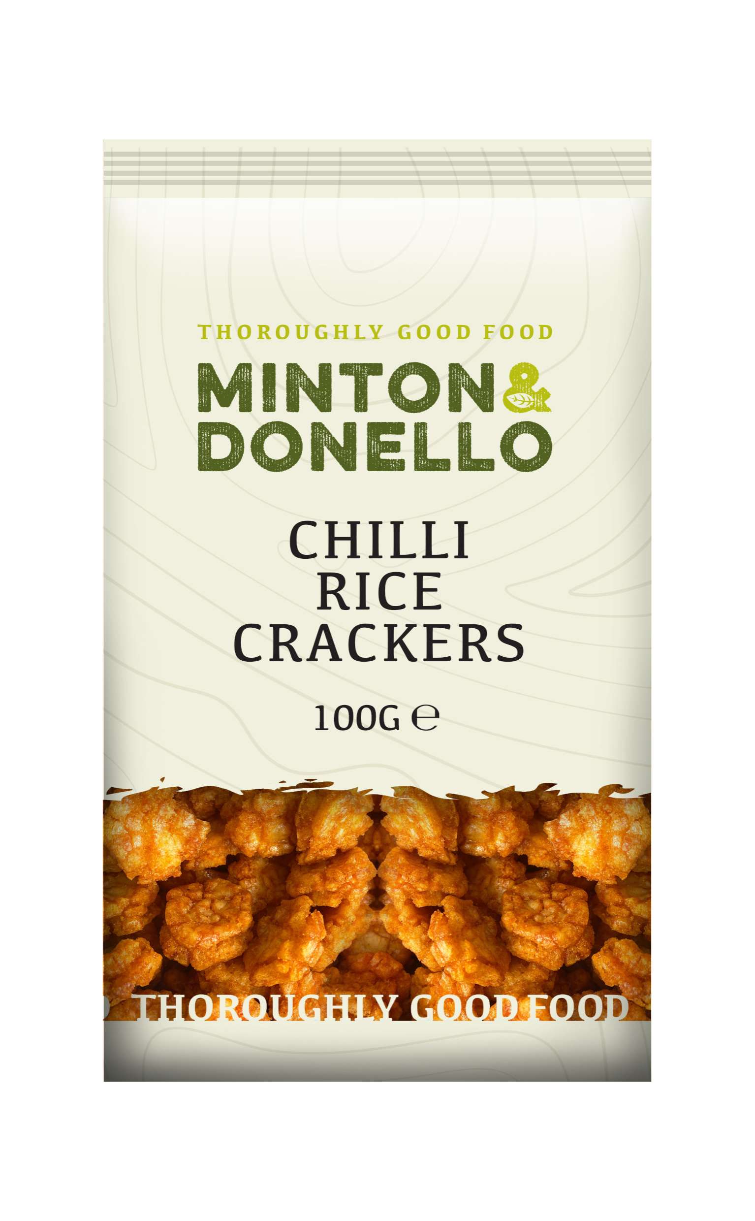 6 x Minton & Donello Chilli Rice Crackers - 100g