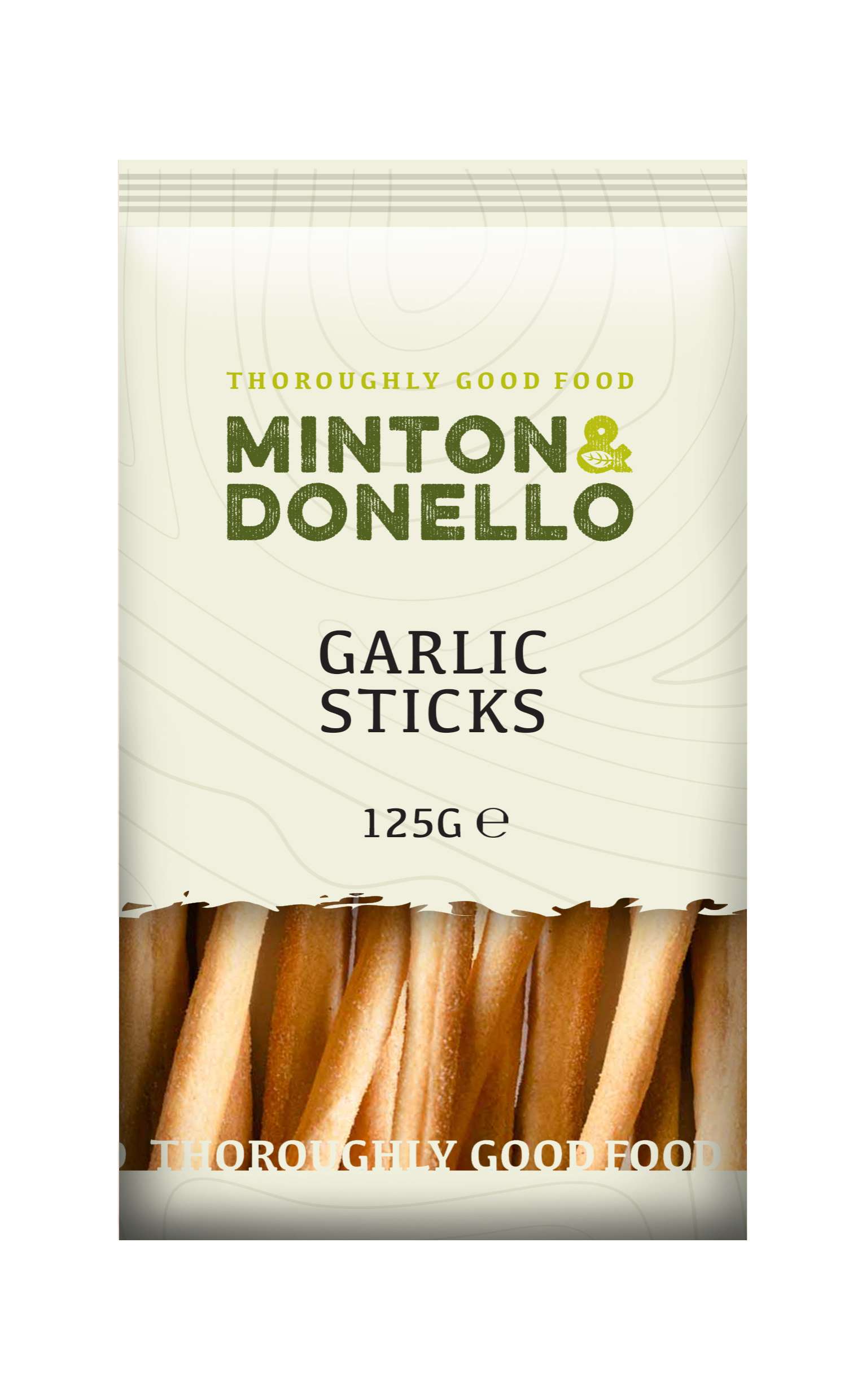 6 x Minton & Donello Garlic Sticks - 125g
