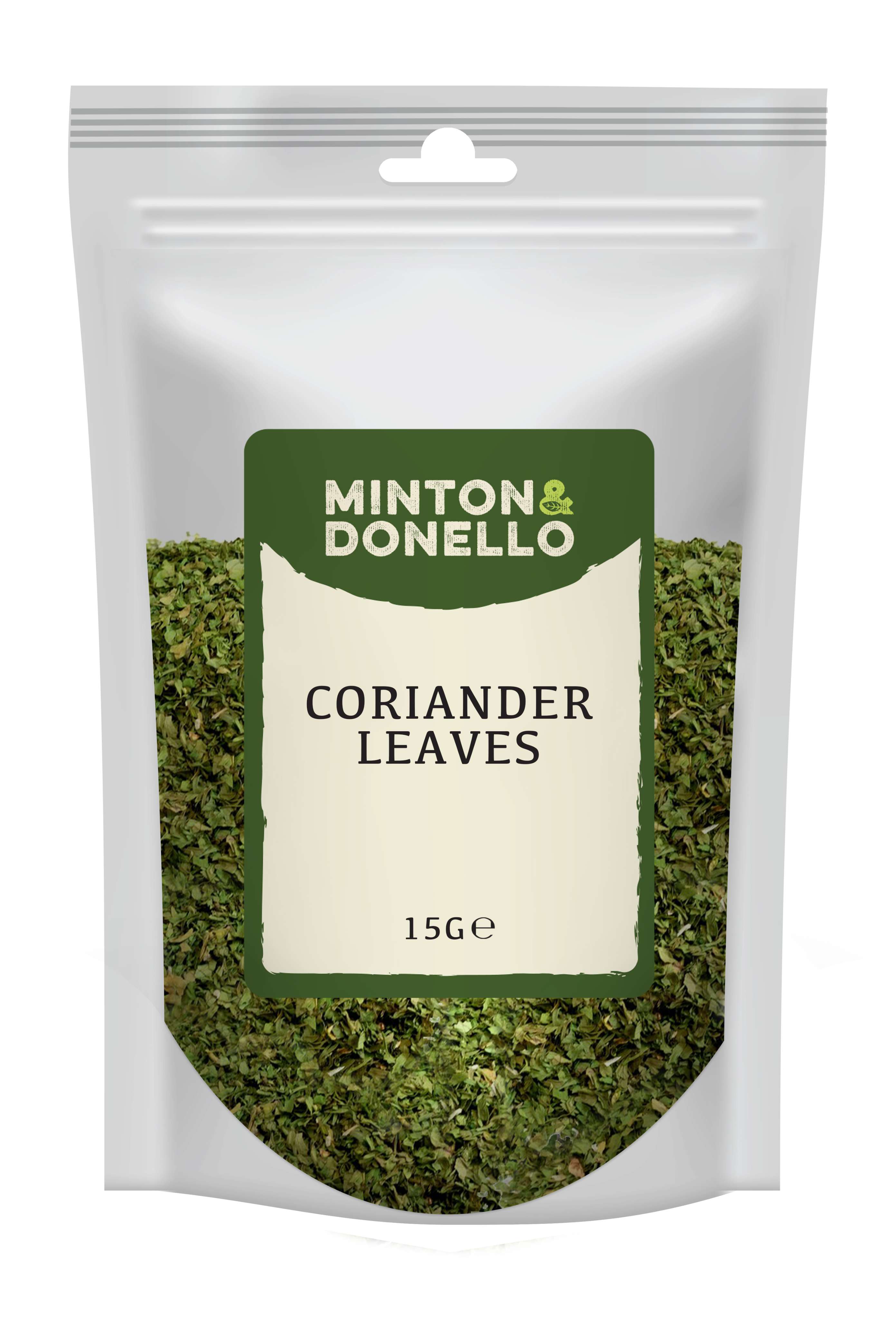 10 x Minton & Donello Coriander Leaves - 15g