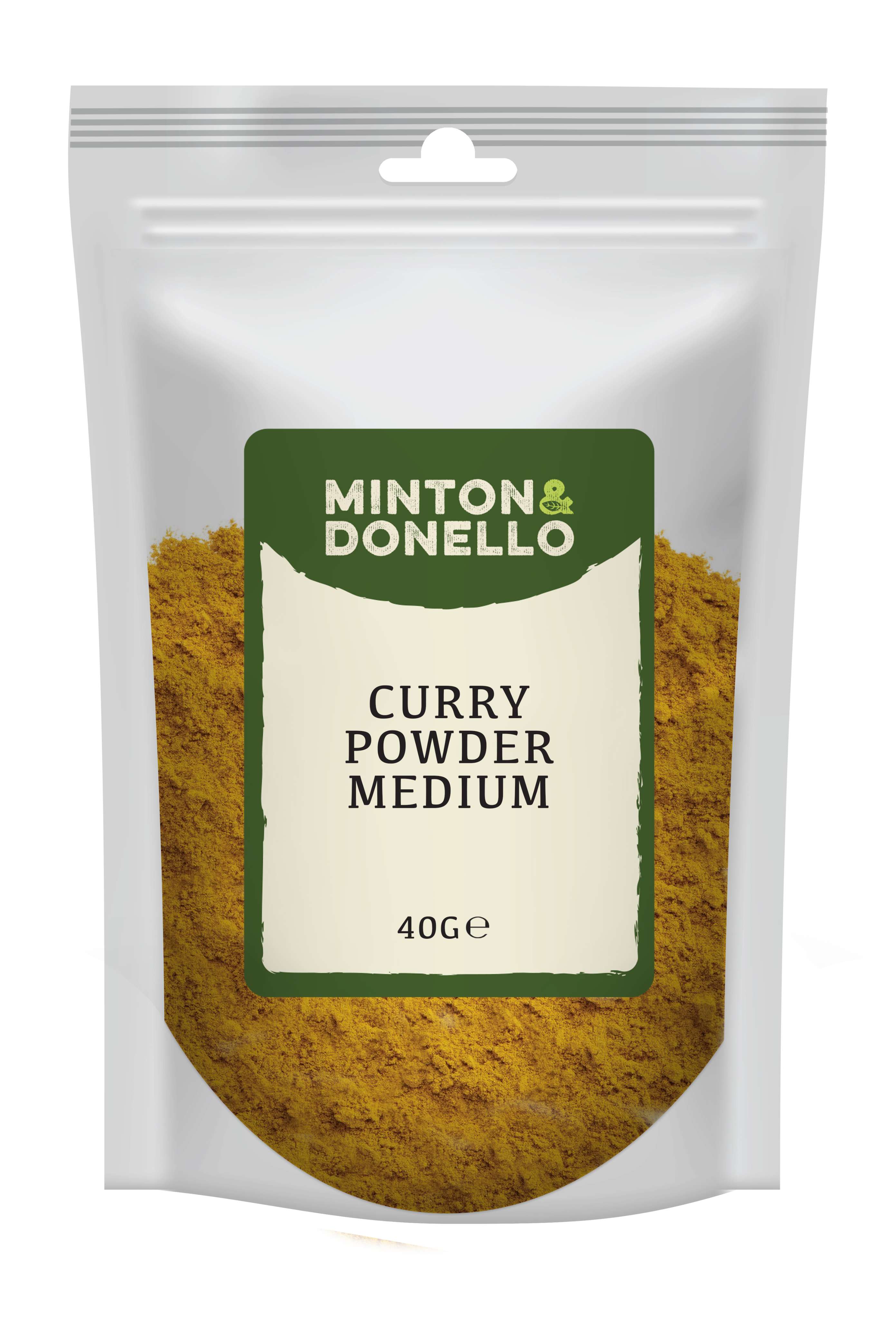 10 x Minton & Donello Curry Powder Medium - 40g