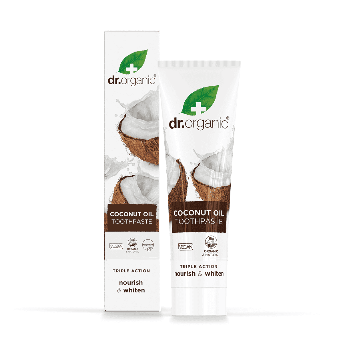 Dr Organic Coconut Oil Toothpaste - 100ml