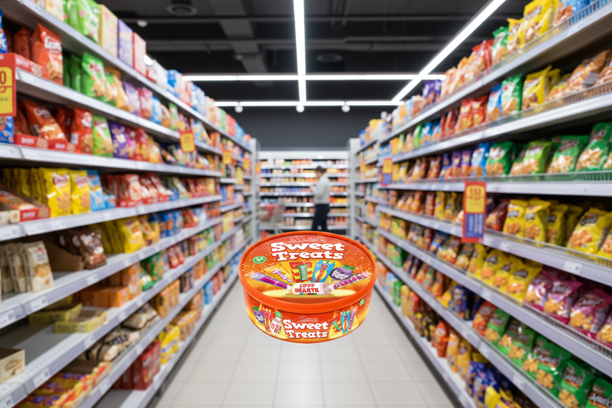 6 X Sweet Treats Tub 600GM