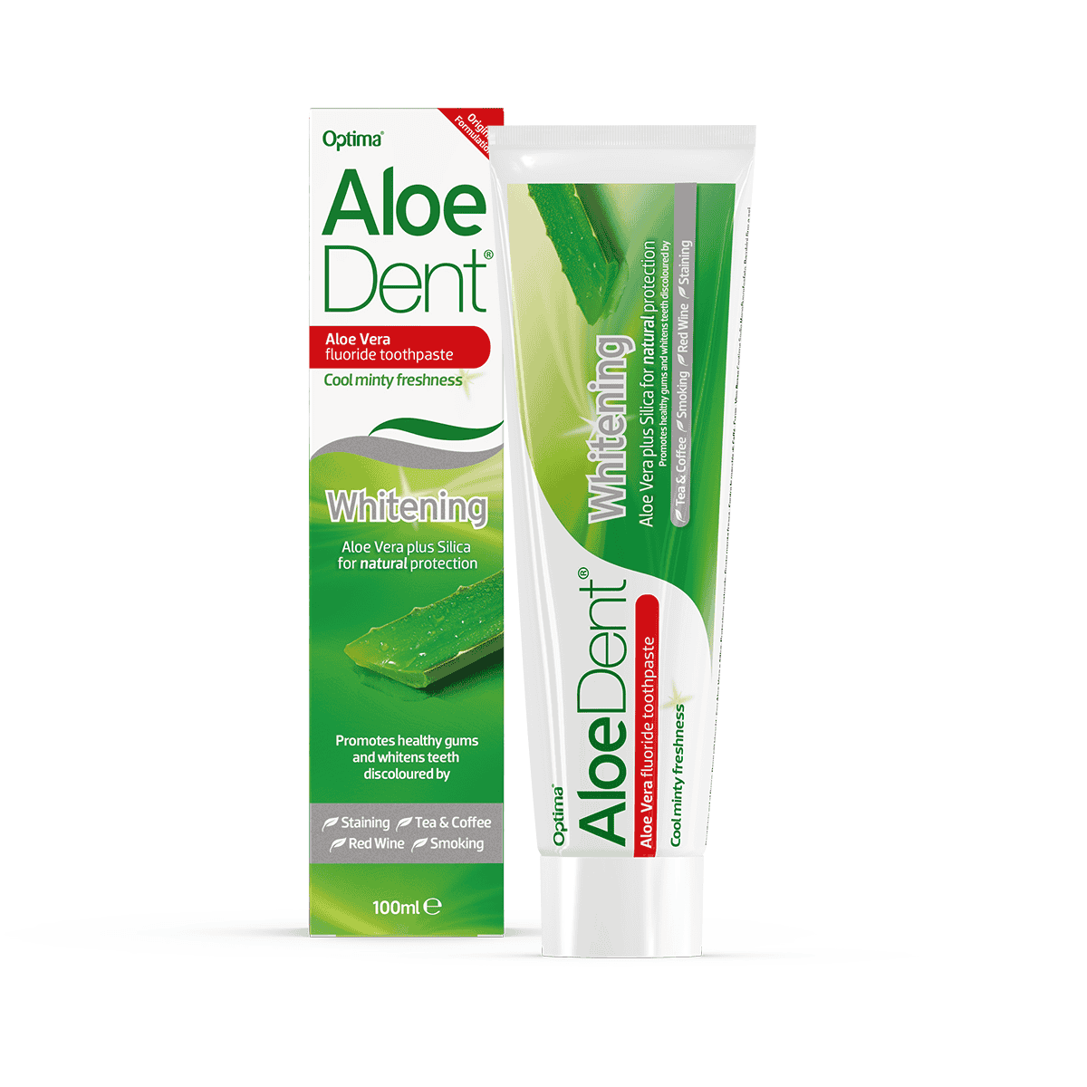 Aloe Dent Toothpaste Whitening with Fluoride - 100ml