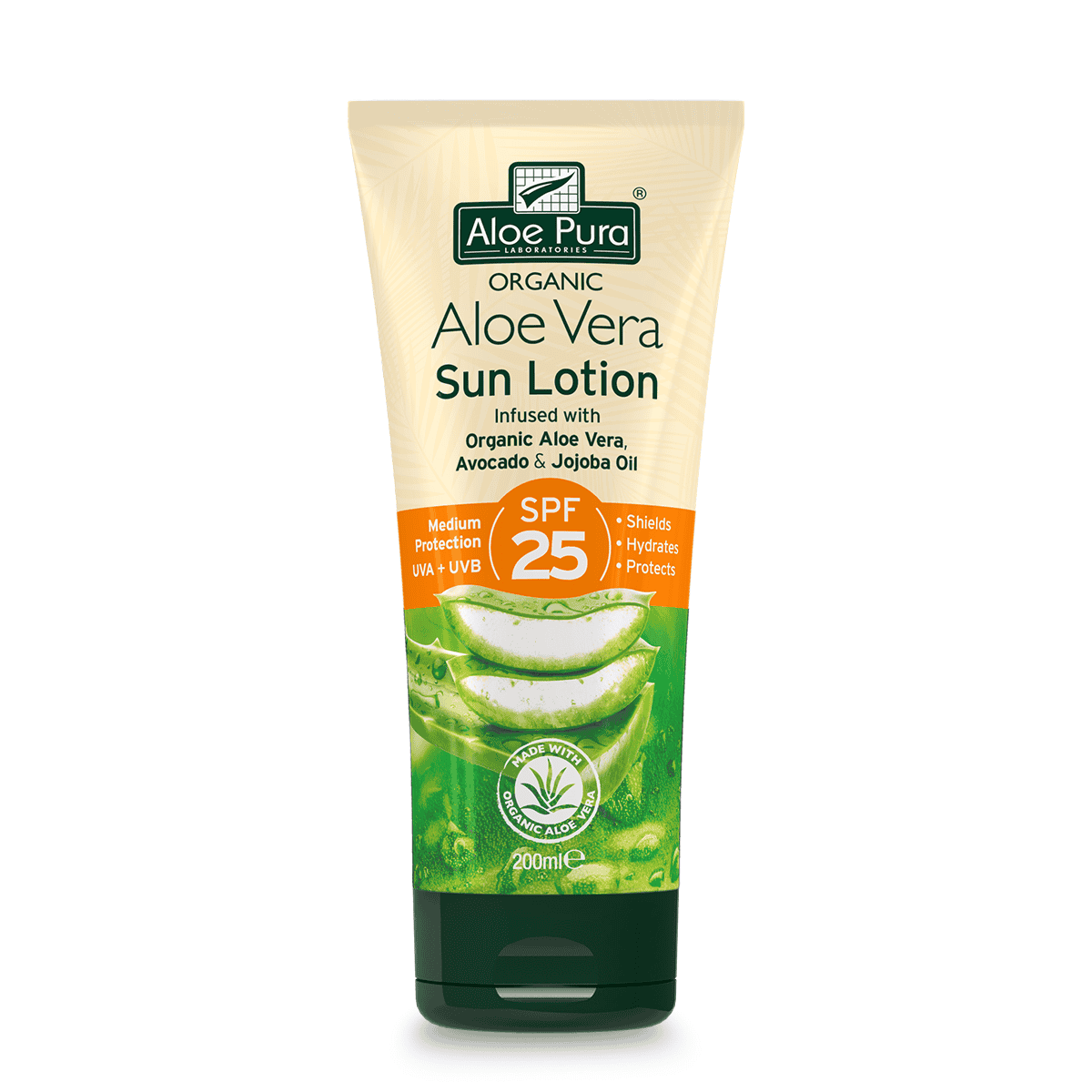 Aloe Pura Aloe Vera Sun Lotion SPF25 - 200ml