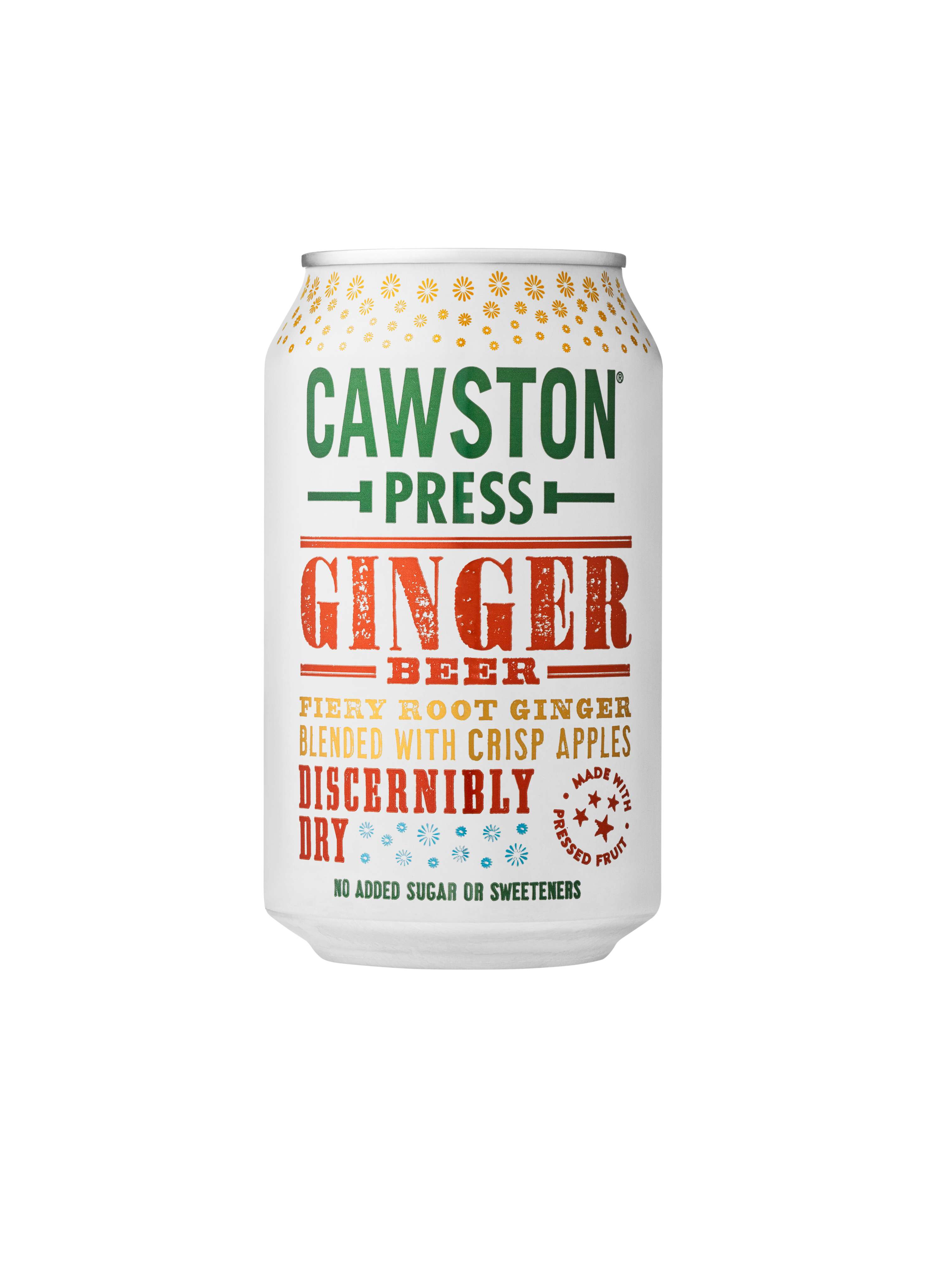24 x Cawston Press Sparkling Ginger Beer - 330ml