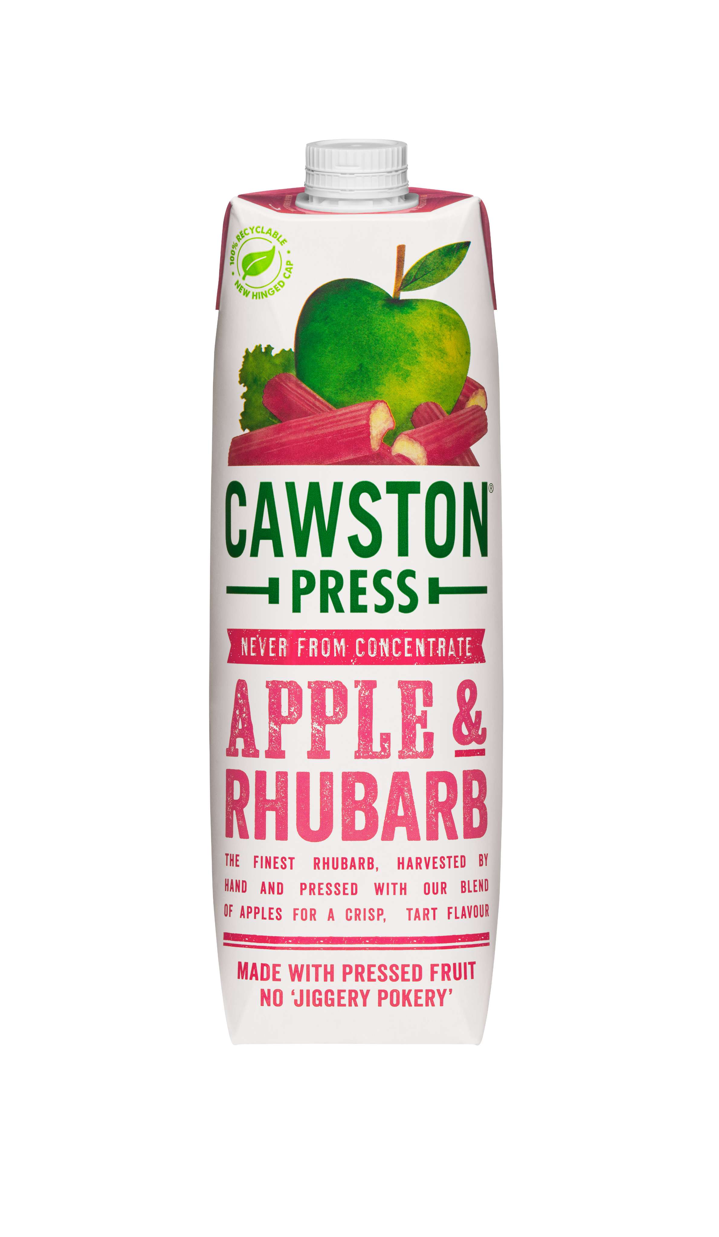 Cawston Press Pressed Apple & Rhubarb - 1ltr