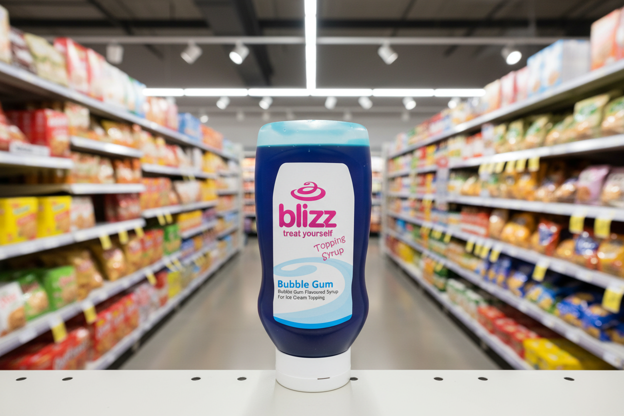 Blizz Topping Sauce Bubblegum 570Gm