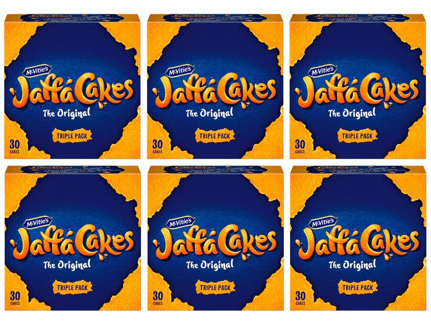 6 x Mcvities Jaffa Cakes Triple Pack - 30'S