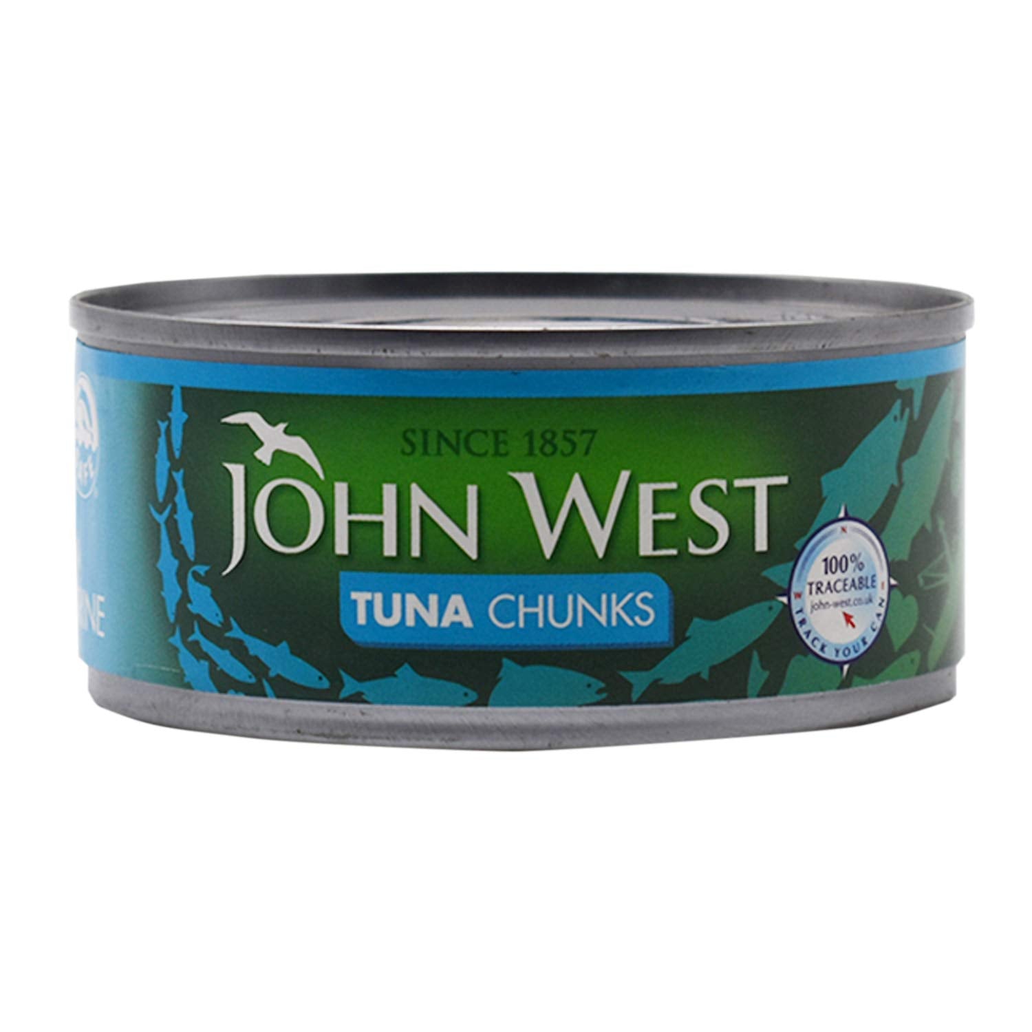 12 x John West Tuna Chunks In Brine - 145G