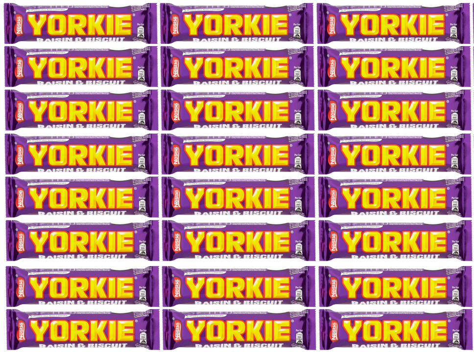 24 x Yorkie Raisin & Biscuit 46Gm