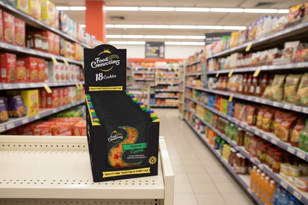 18 x Food Connections Mixed Case Cookies Mixed