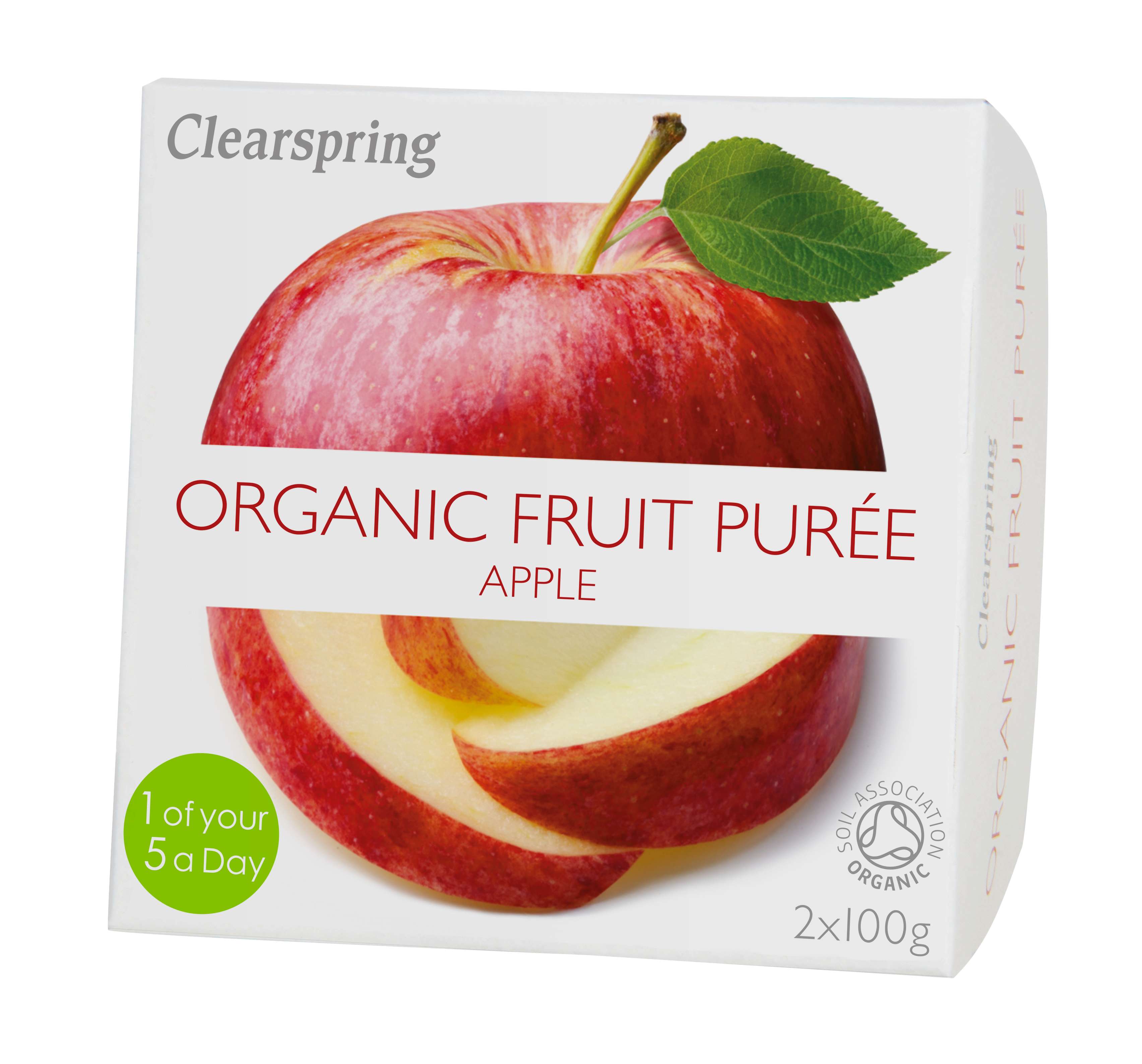 Clearspring Fruit Puree - Apple Organic - 2x100g