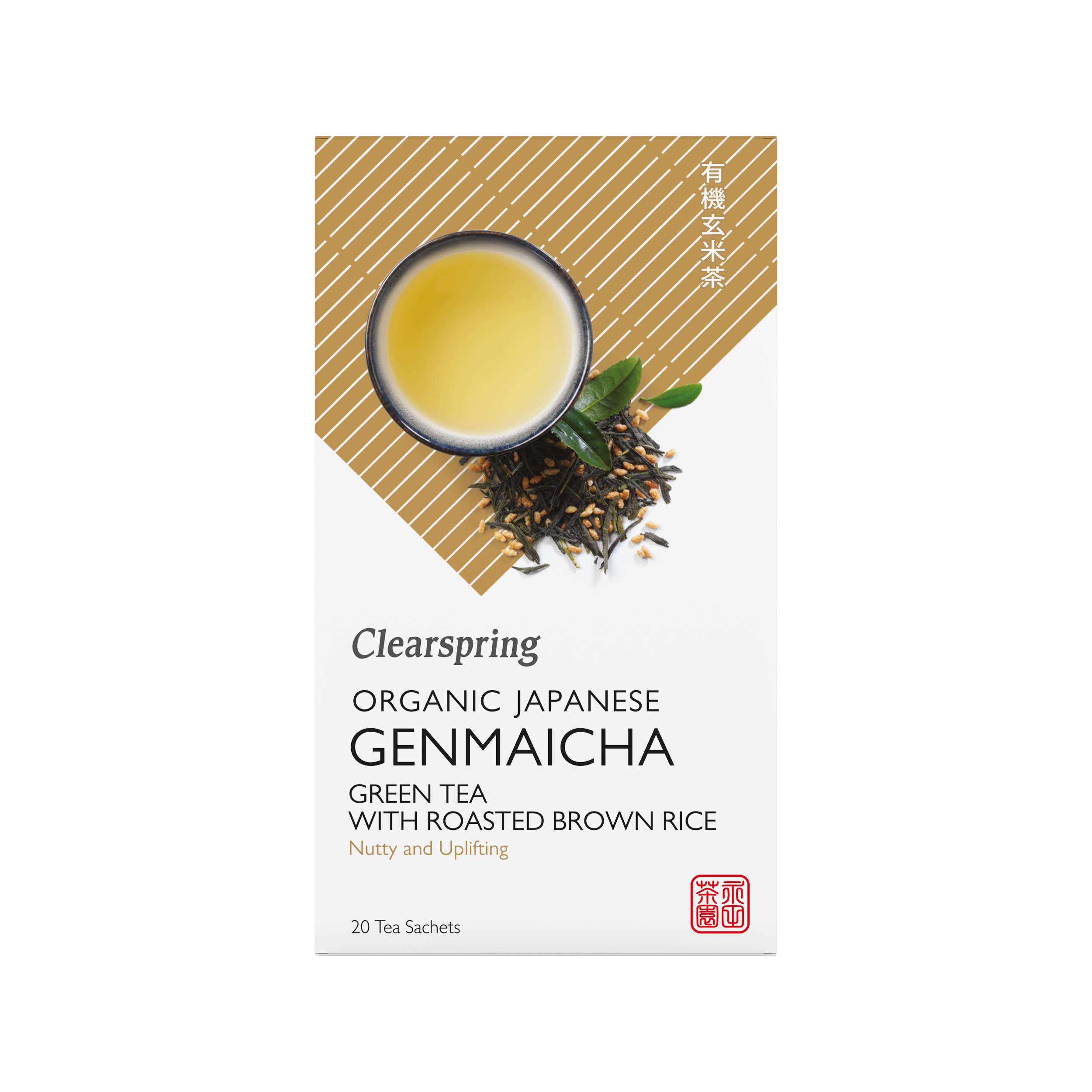 Clearspring Organic Japanese Genmaicha TB Box - 20x36g
