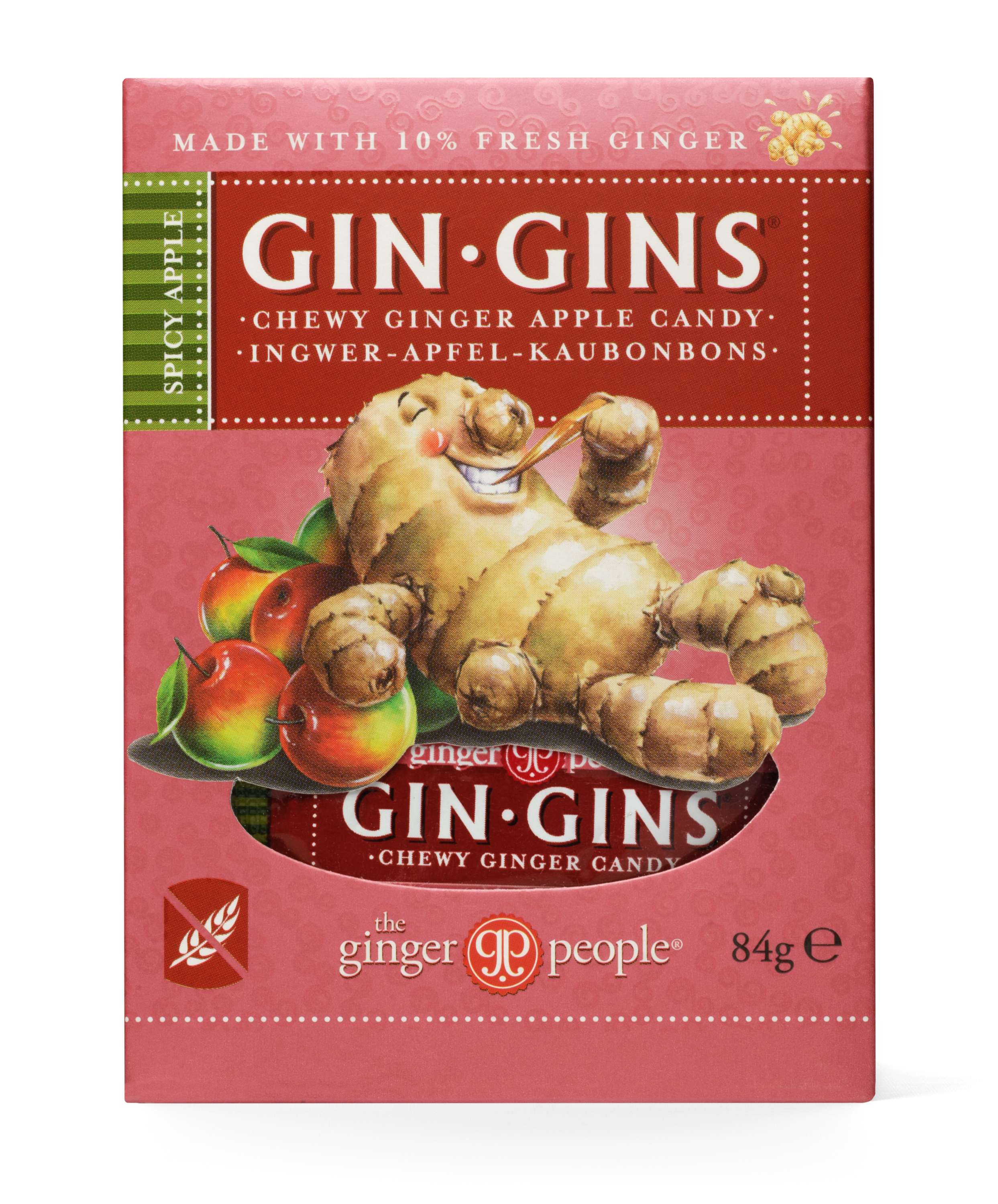 The Ginger People Gin Gins Spiced Apple - 84g