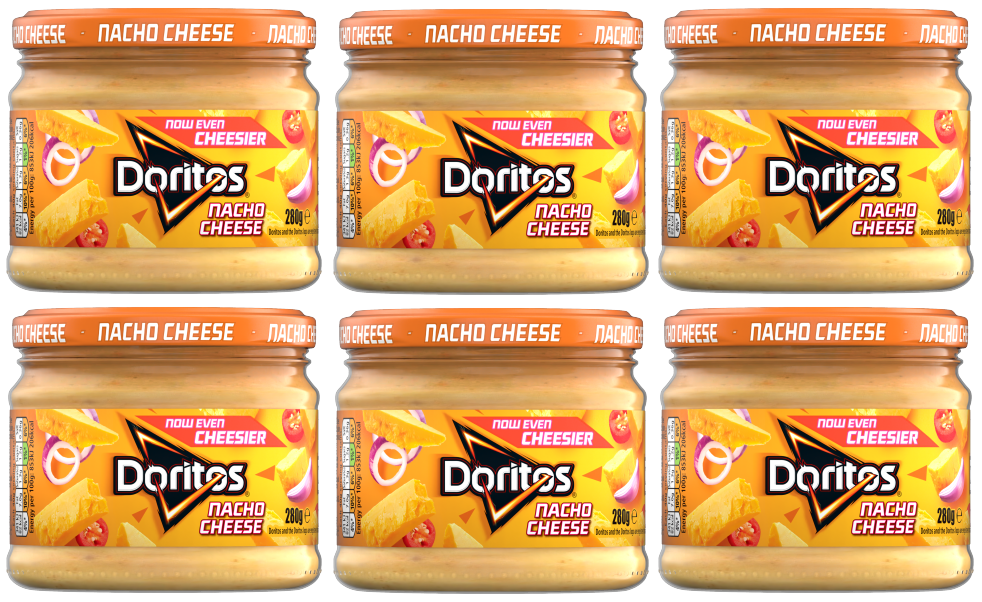 6 x Doritos Nacho Cheese Dip 280g