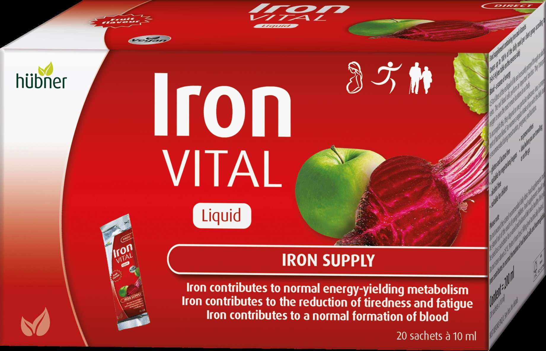 Anton Hubner Iron Vital Liquid Sachets - 20x10ml