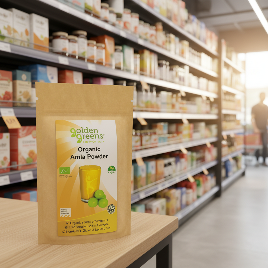 Golden Greens Organic Amla Fruit Powder - 200g