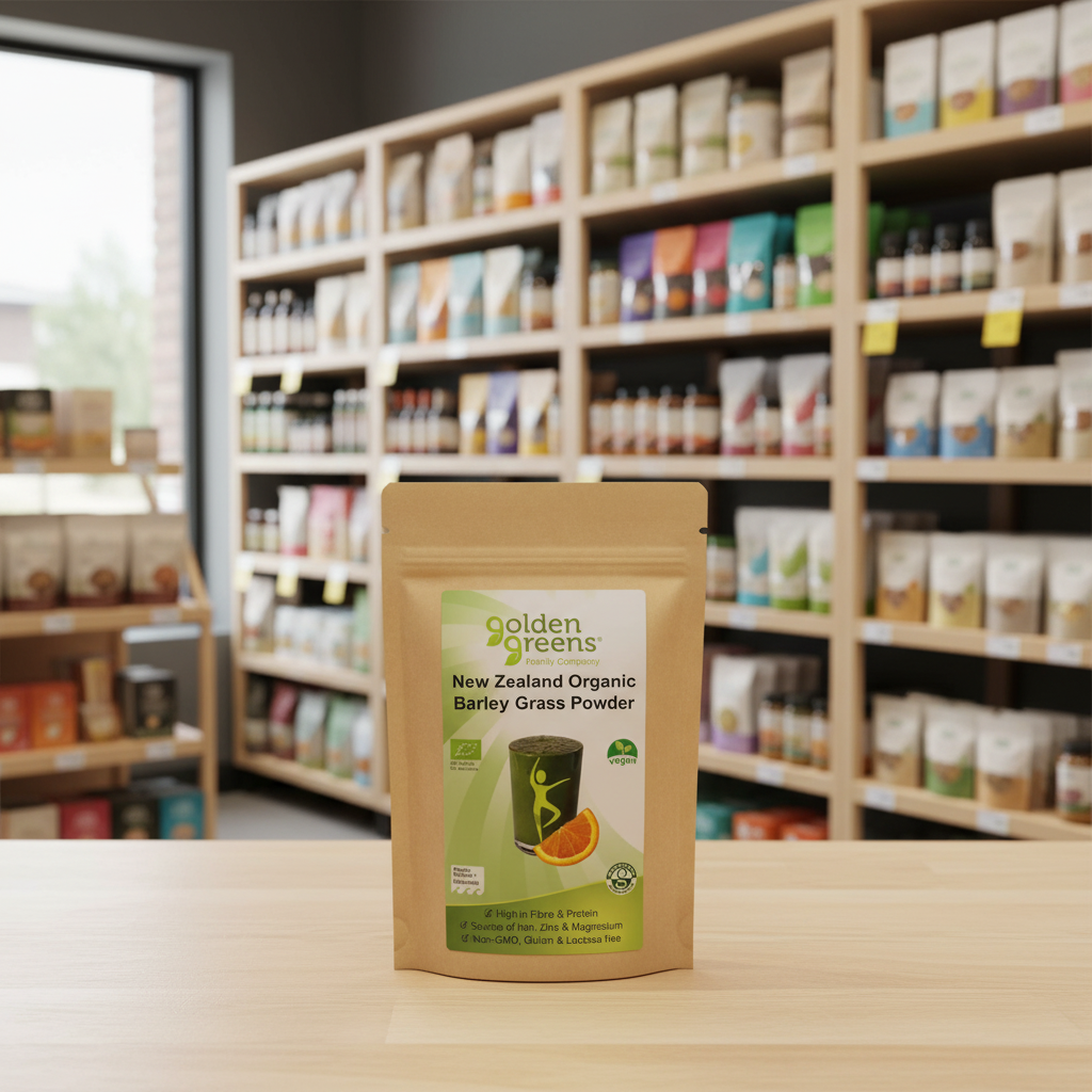 Golden Greens Organic Barley Grass Powder NZ Large - 200g