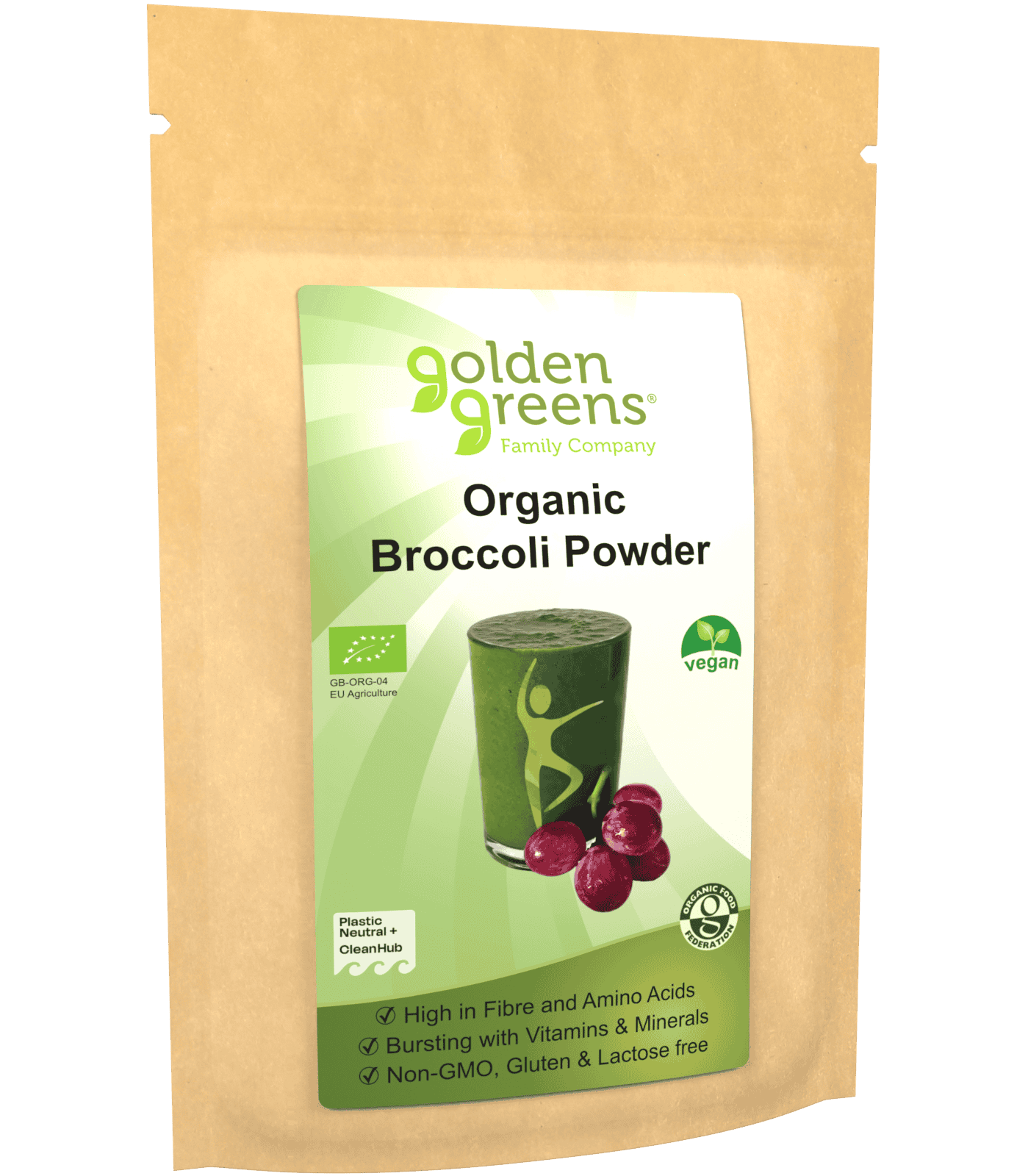 Golden Greens Organic Broccoli Powder - 200g